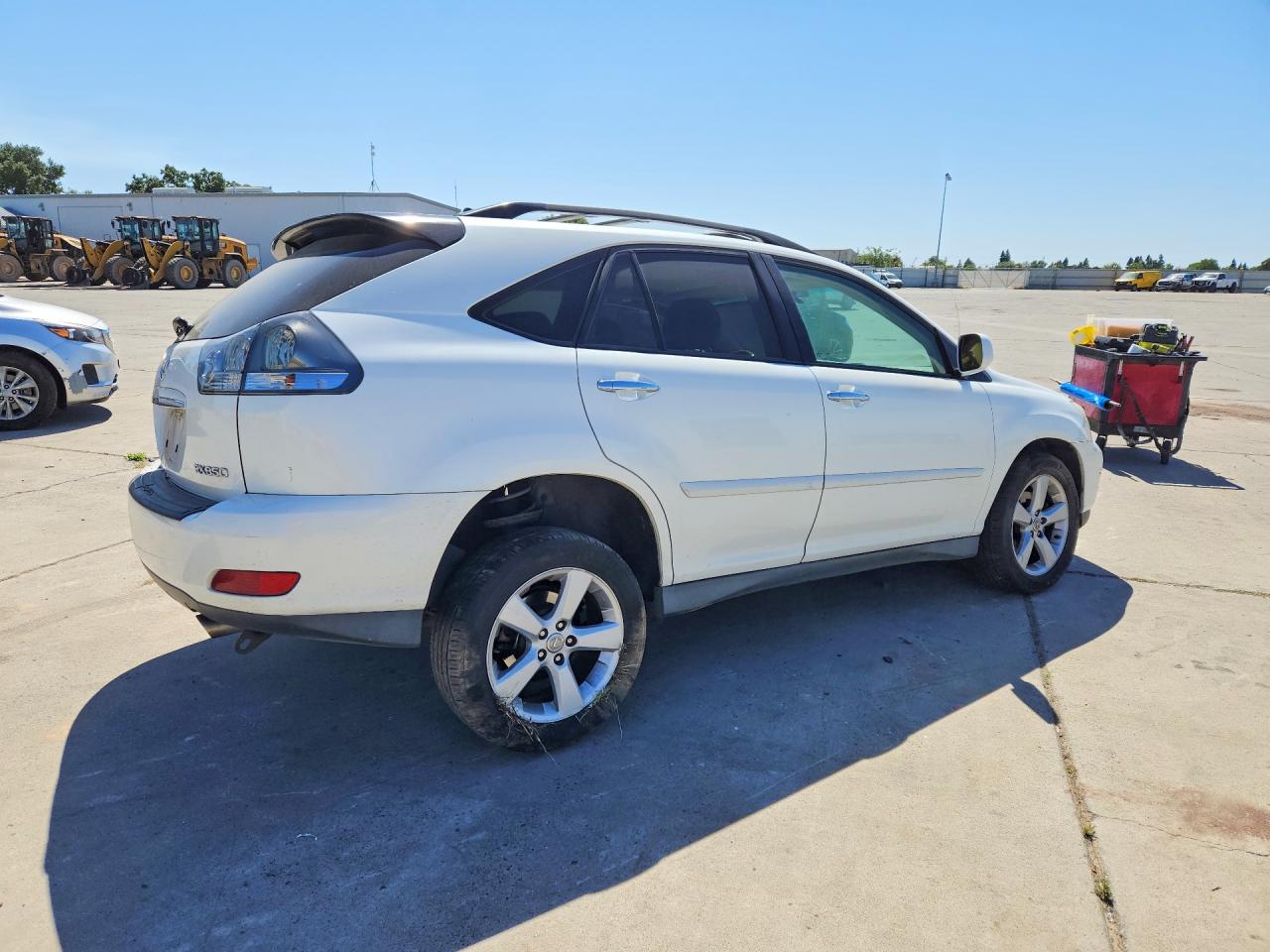 2008 Lexus Rx 350 White vin: 2T2HK31U38C061162