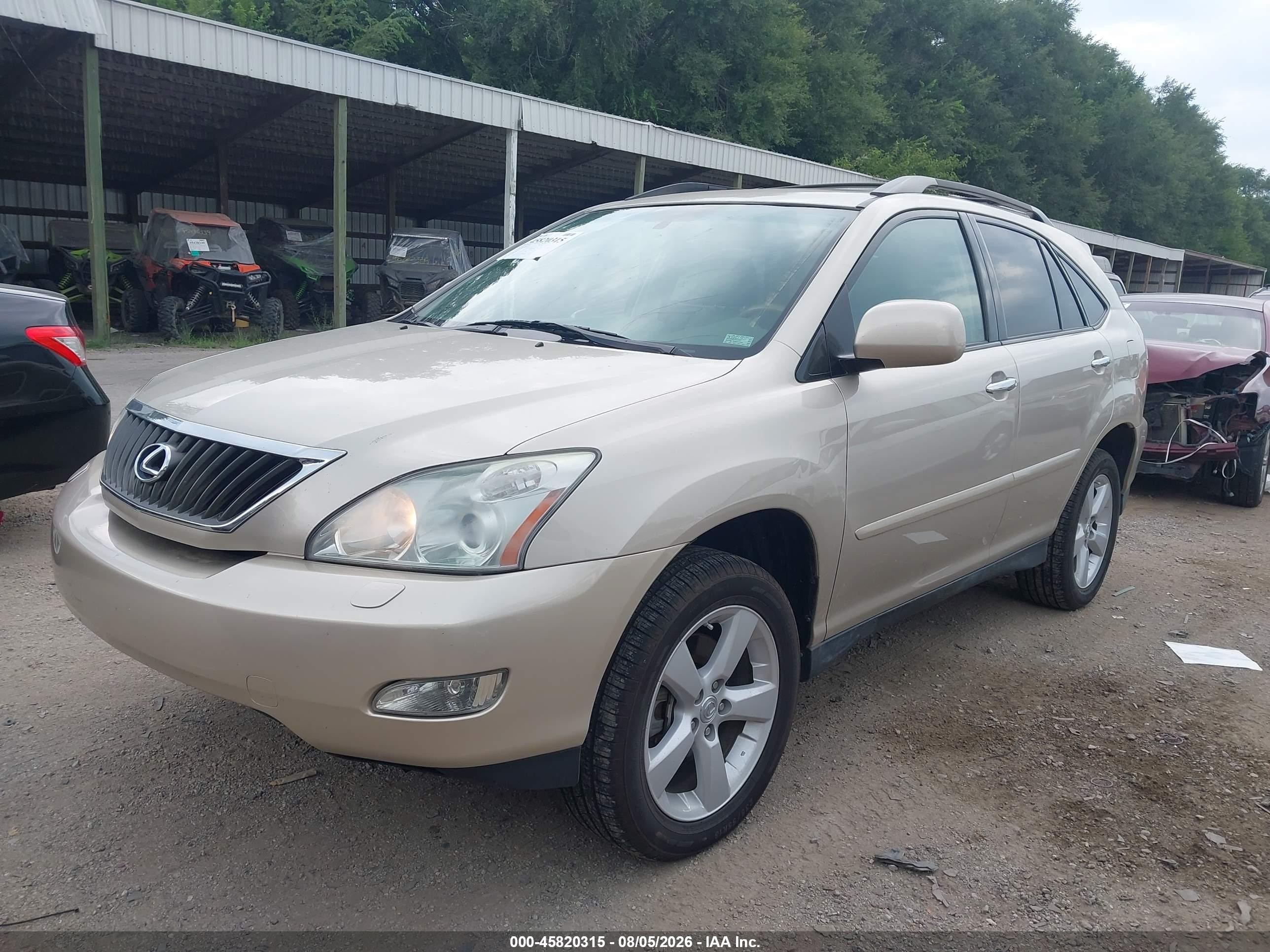 2008 Lexus Rx 350 Золотой vin: 2T2HK31U38C062859