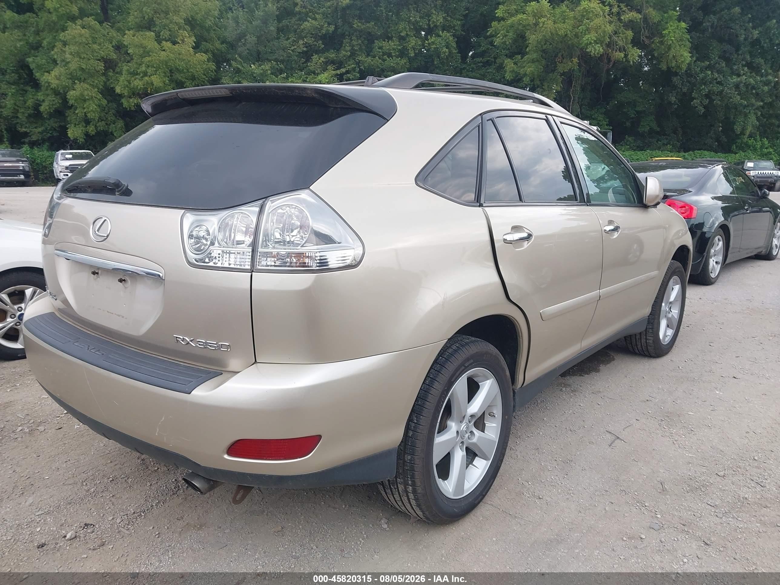 2008 Lexus Rx 350 Золотой vin: 2T2HK31U38C062859
