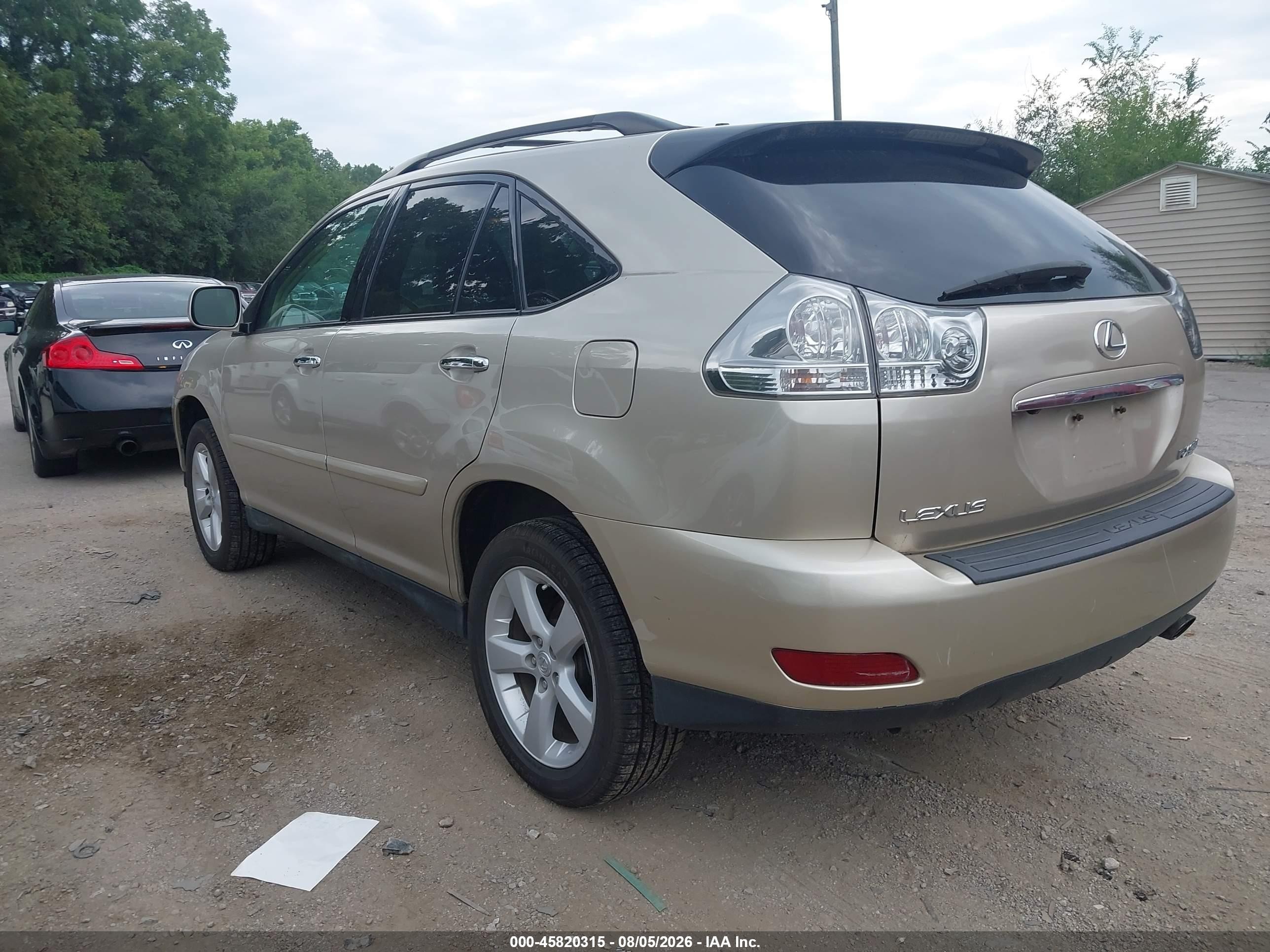2008 Lexus Rx 350 Золотой vin: 2T2HK31U38C062859