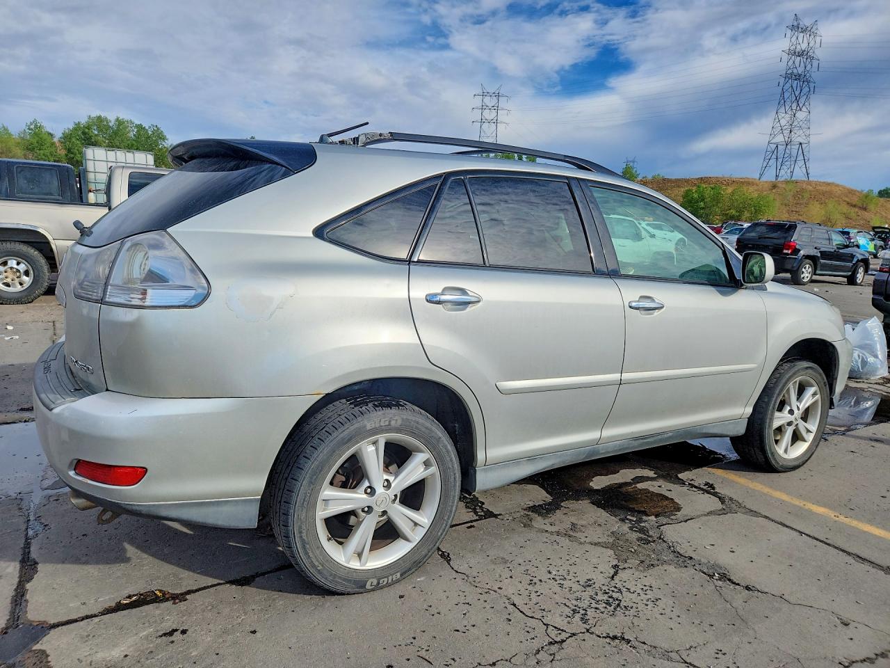 2008 Lexus Rx 350 Silver vin: 2T2HK31U38C067057