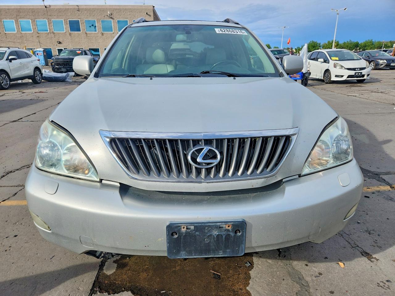 2008 Lexus Rx 350 Silver vin: 2T2HK31U38C067057