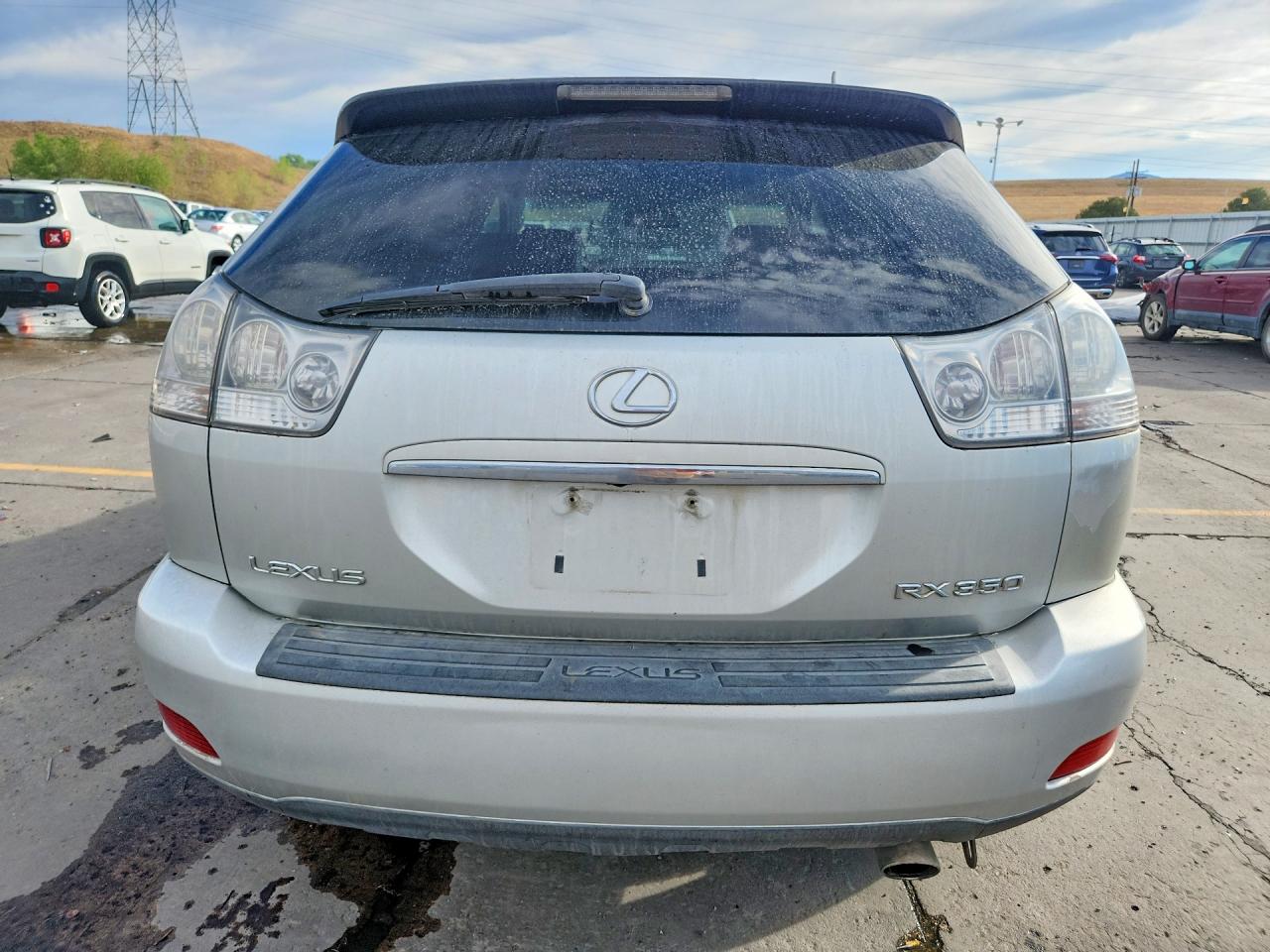 2008 Lexus Rx 350 Silver vin: 2T2HK31U38C067057