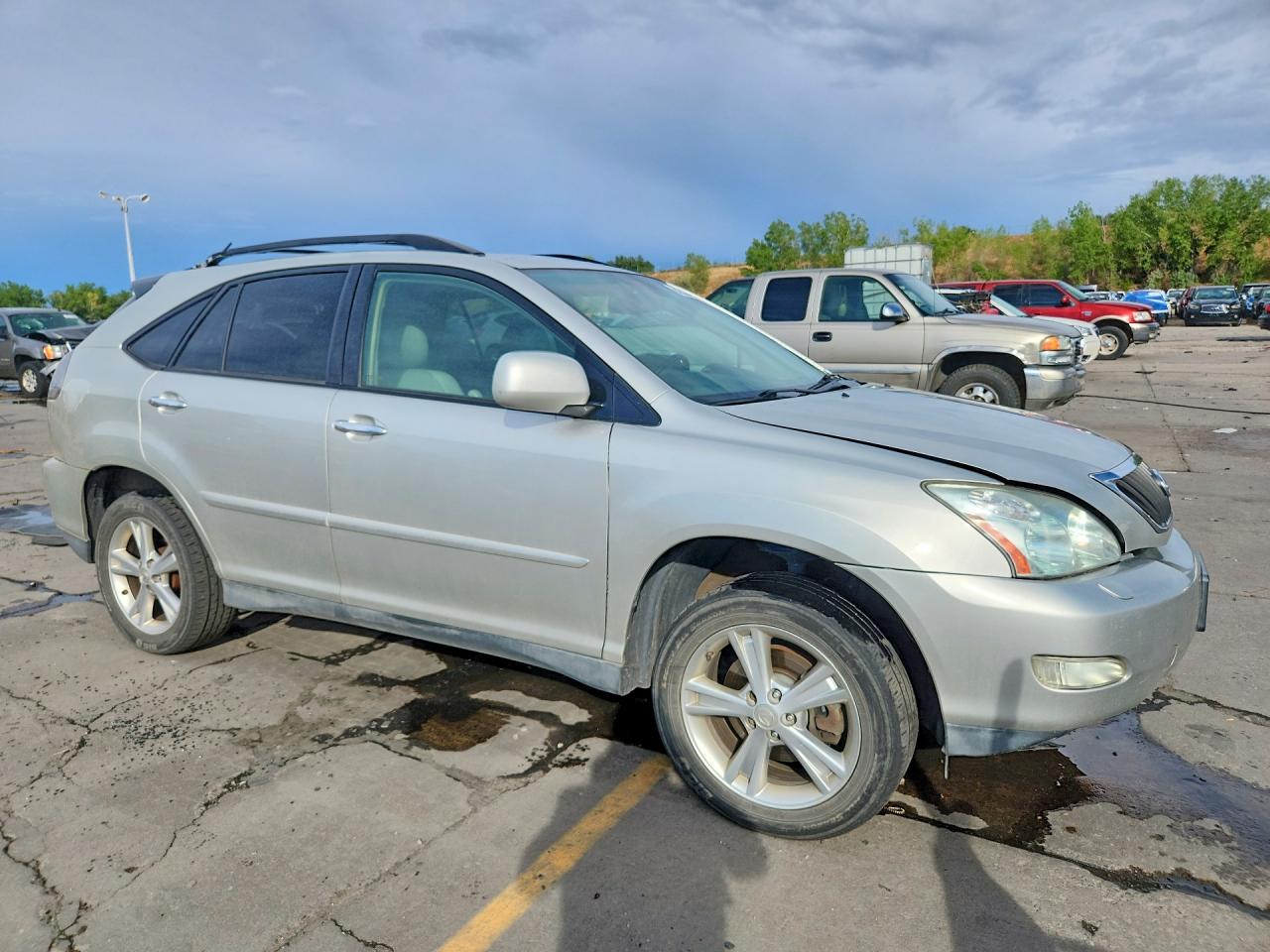 2008 Lexus Rx 350 Silver vin: 2T2HK31U38C067057