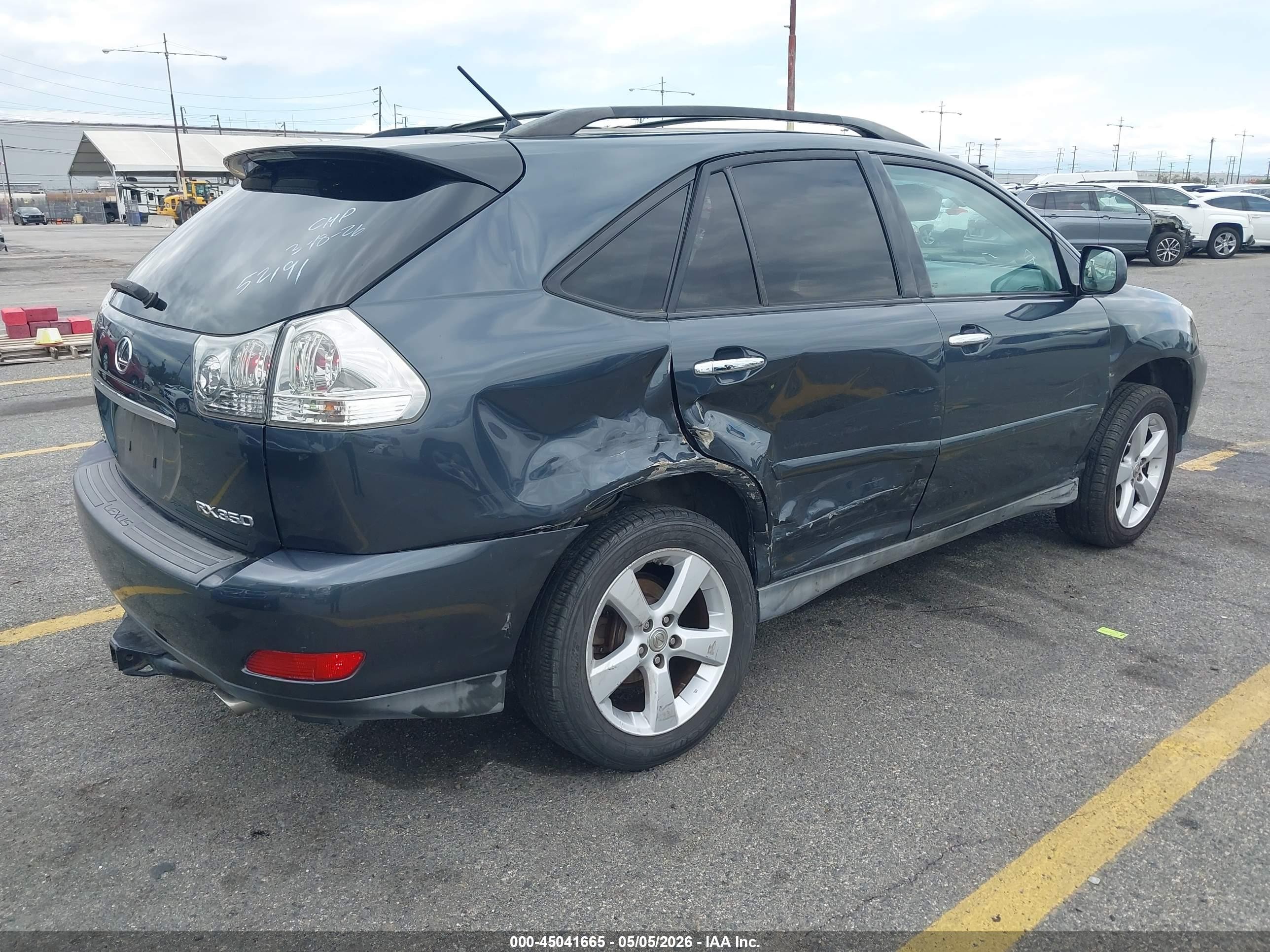 2008 Lexus Rx 350   Gray vin: 2T2HK31U38C068709