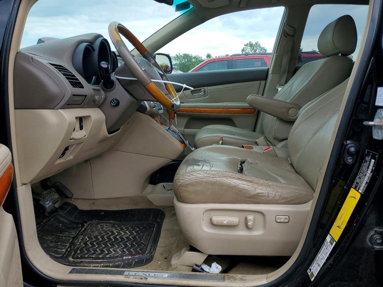 2008 Lexus Rx 350 Black vin: 2T2HK31U38C078012