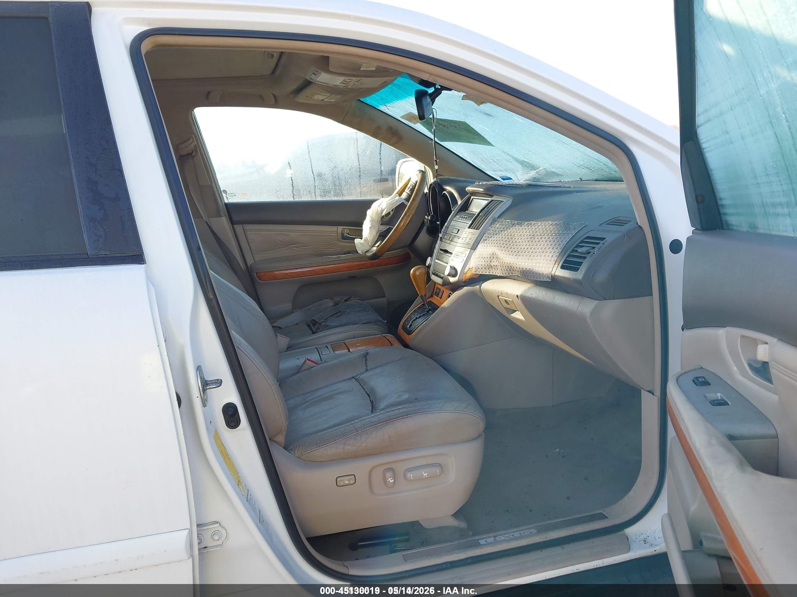 2008 Lexus Rx 350   White vin: 2T2HK31U38C082044