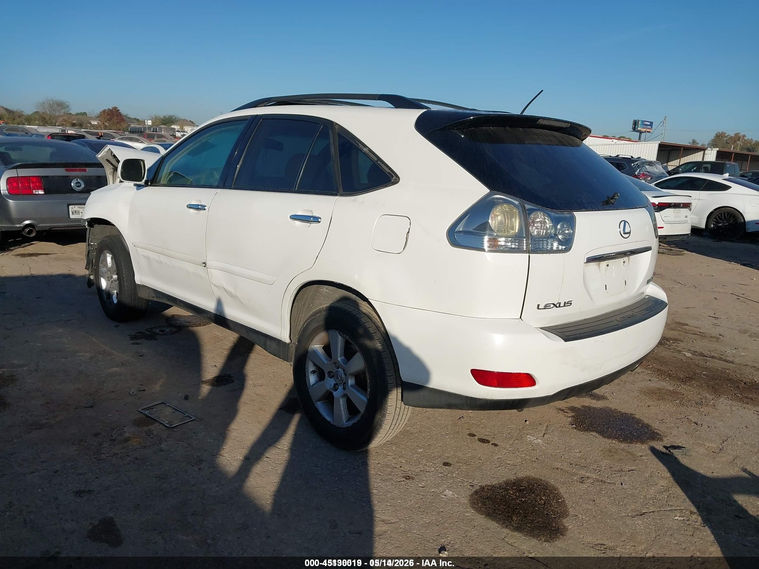 2008 Lexus Rx 350   White vin: 2T2HK31U38C082044