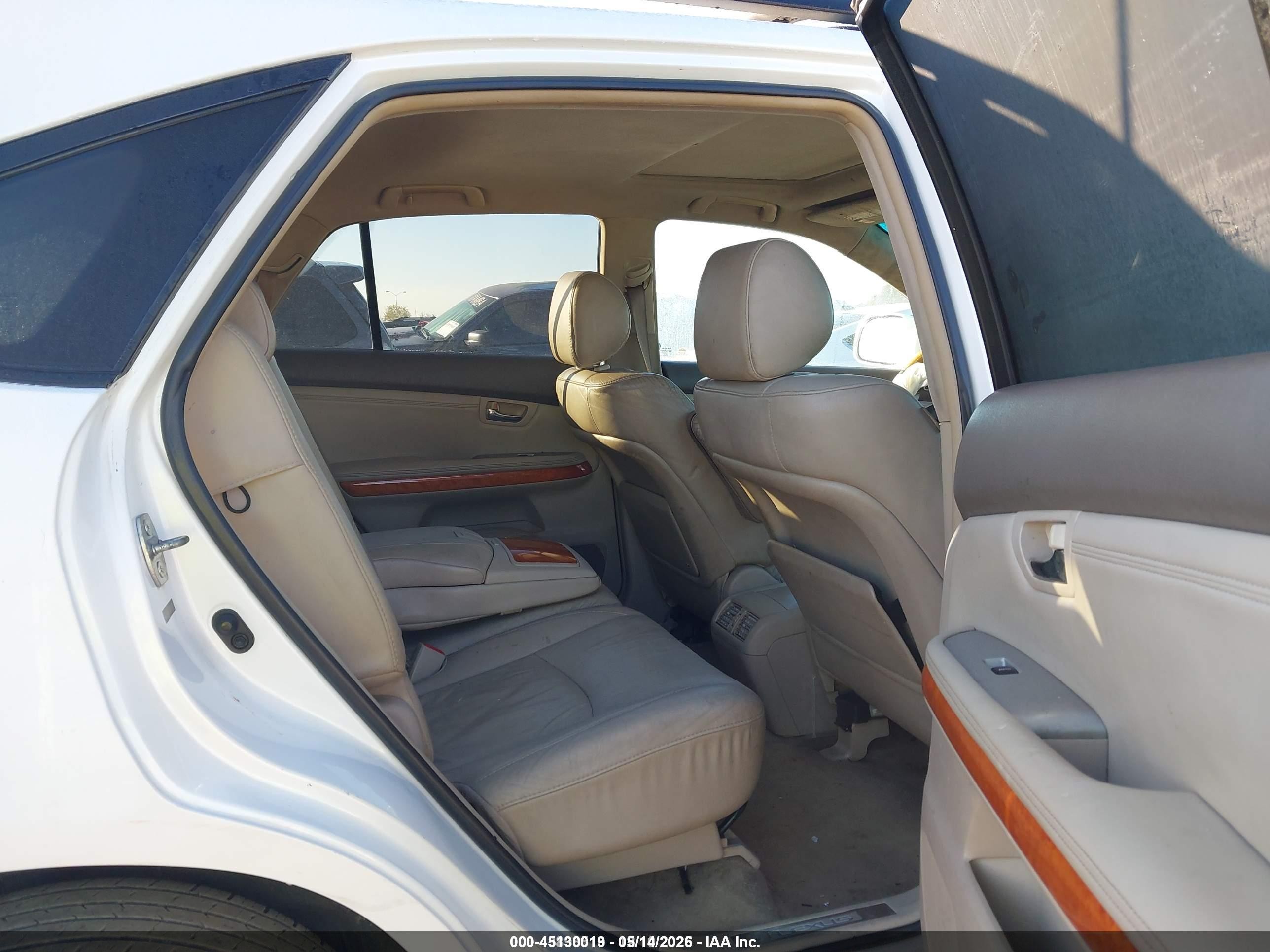 2008 Lexus Rx 350   White vin: 2T2HK31U38C082044