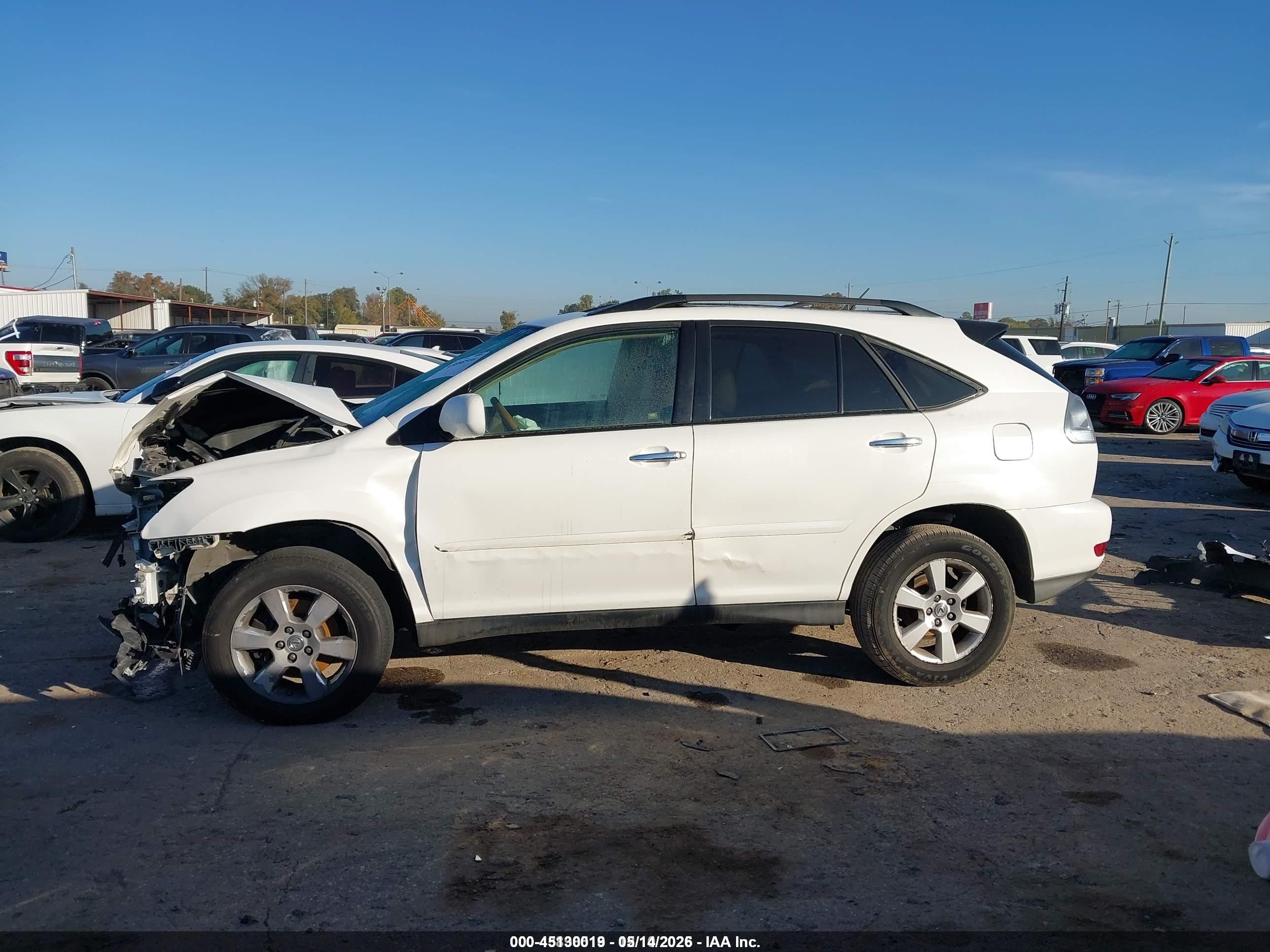 2008 Lexus Rx 350   White vin: 2T2HK31U38C082044