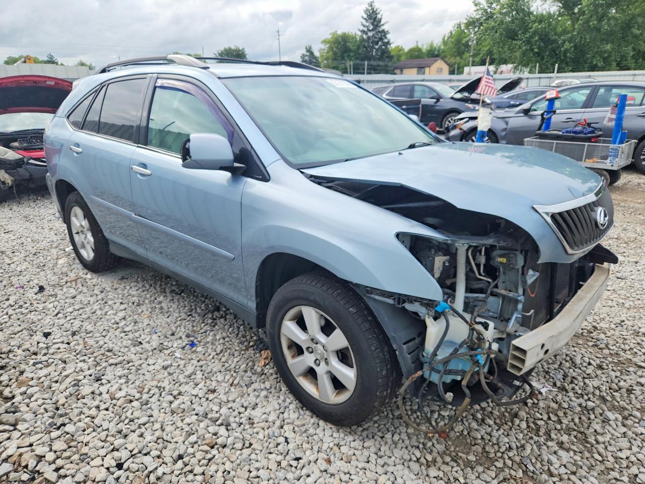 2008 Lexus Rx 350 Turquoise vin: 2T2HK31U38C085025