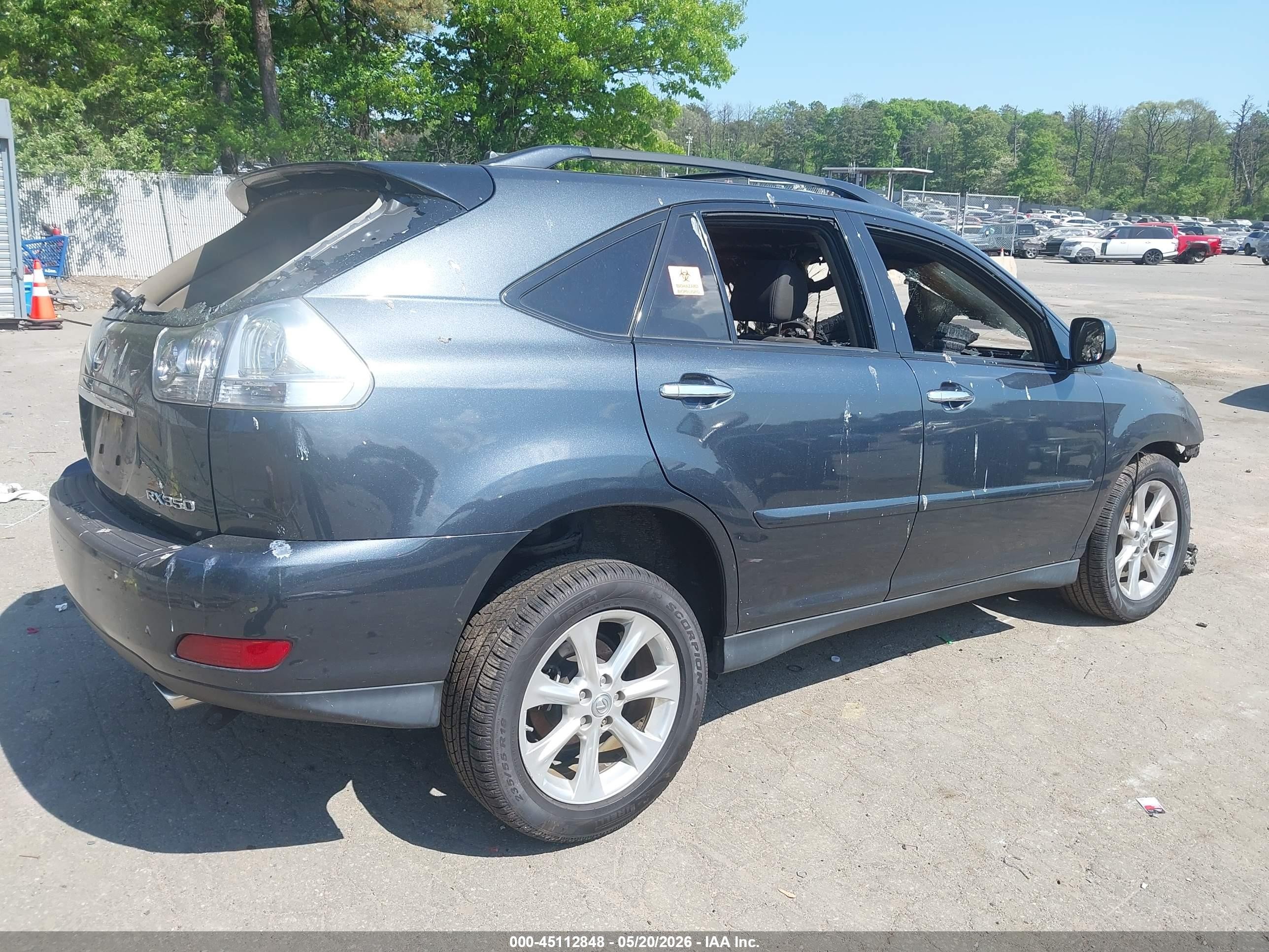 2008 Lexus Rx 350 Black vin: 2T2HK31U38C088765
