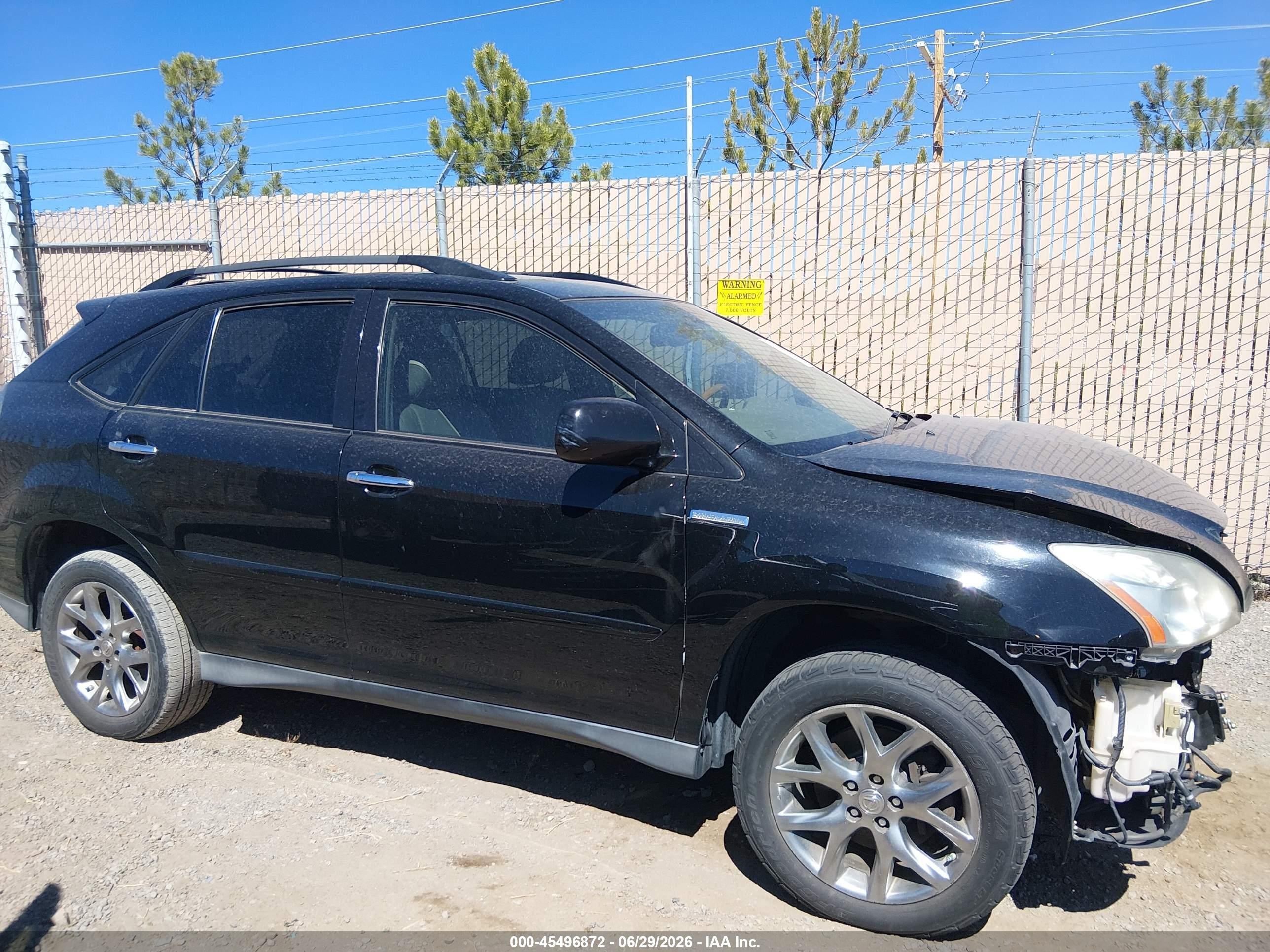 2009 Lexus Rx 350   Black vin: 2T2HK31U39C097760