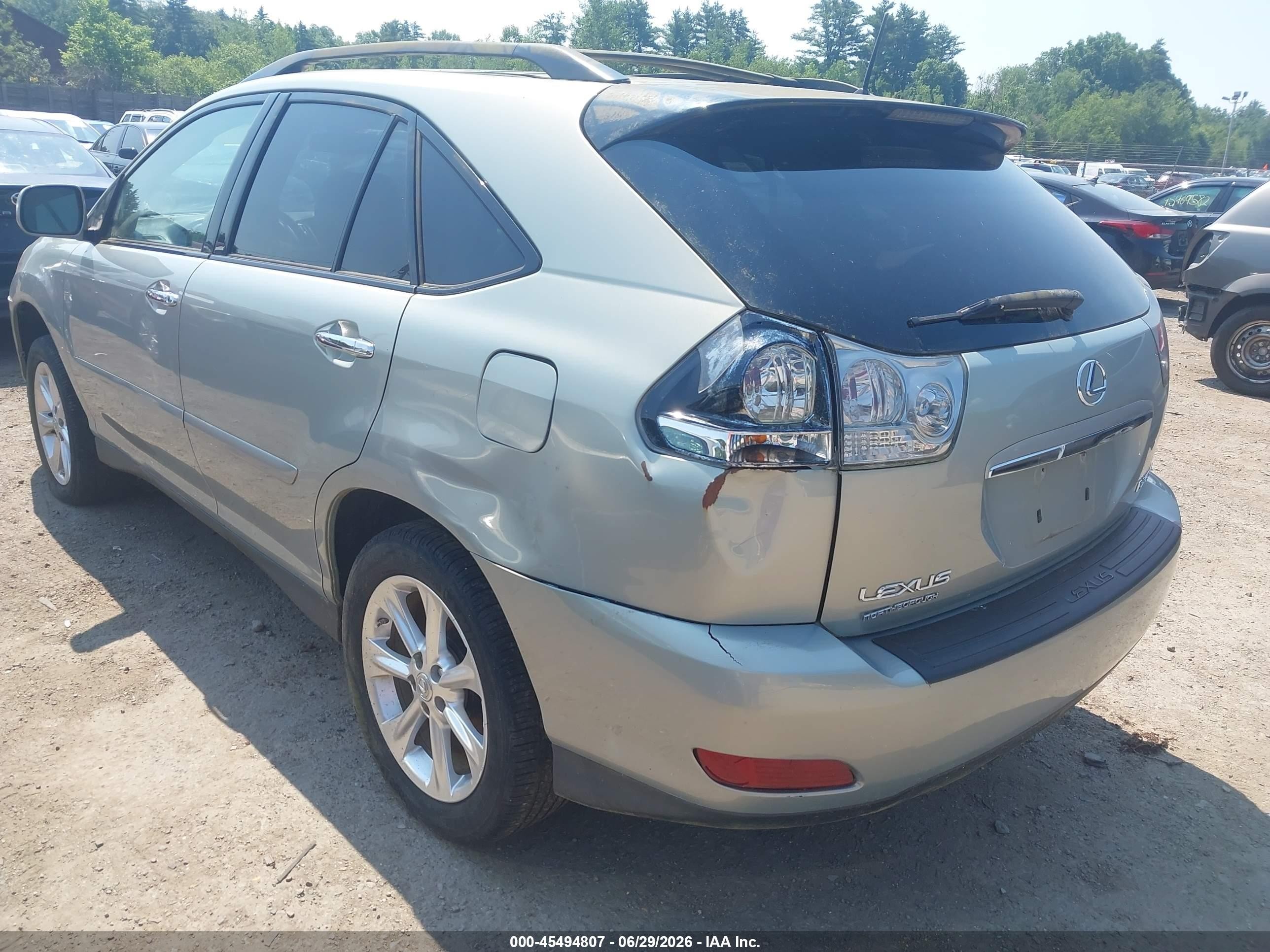 2009 Lexus Rx 350   Light Blue vin: 2T2HK31U39C099203
