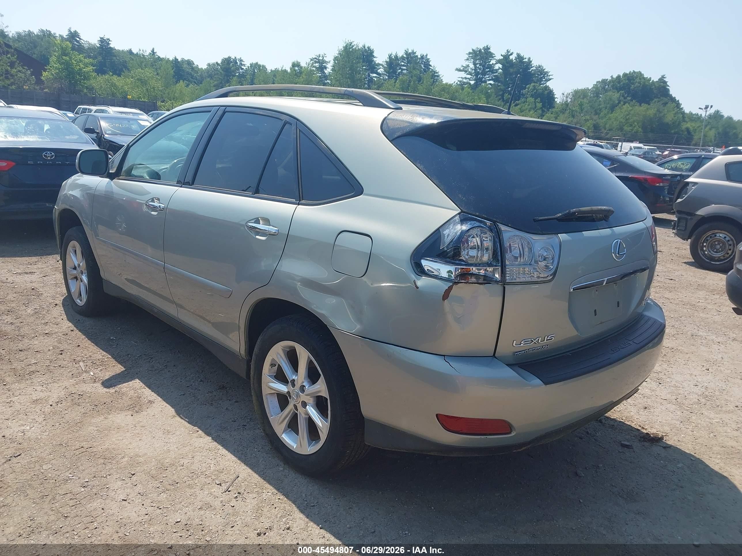 2009 Lexus Rx 350   Light Blue vin: 2T2HK31U39C099203