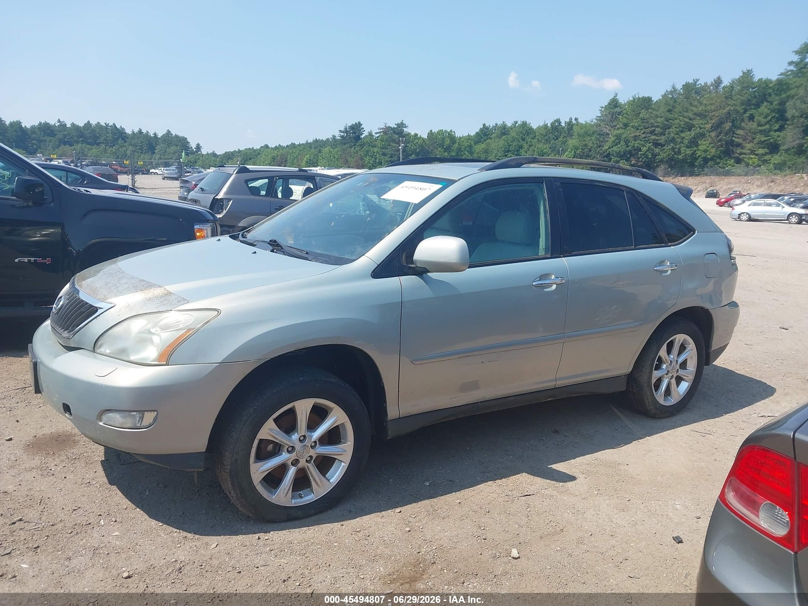 2009 Lexus Rx 350   Light Blue vin: 2T2HK31U39C099203