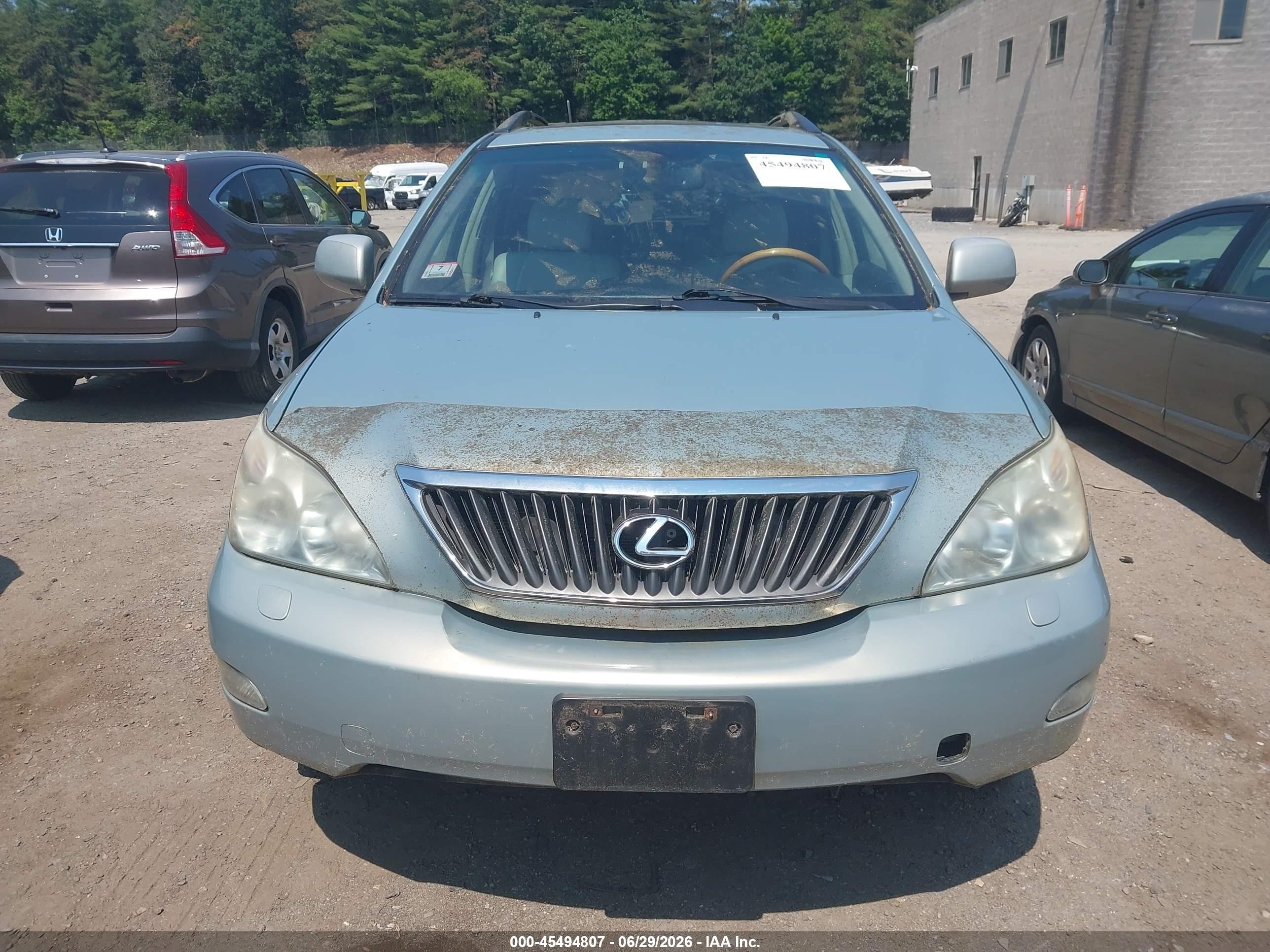 2009 Lexus Rx 350   Light Blue vin: 2T2HK31U39C099203