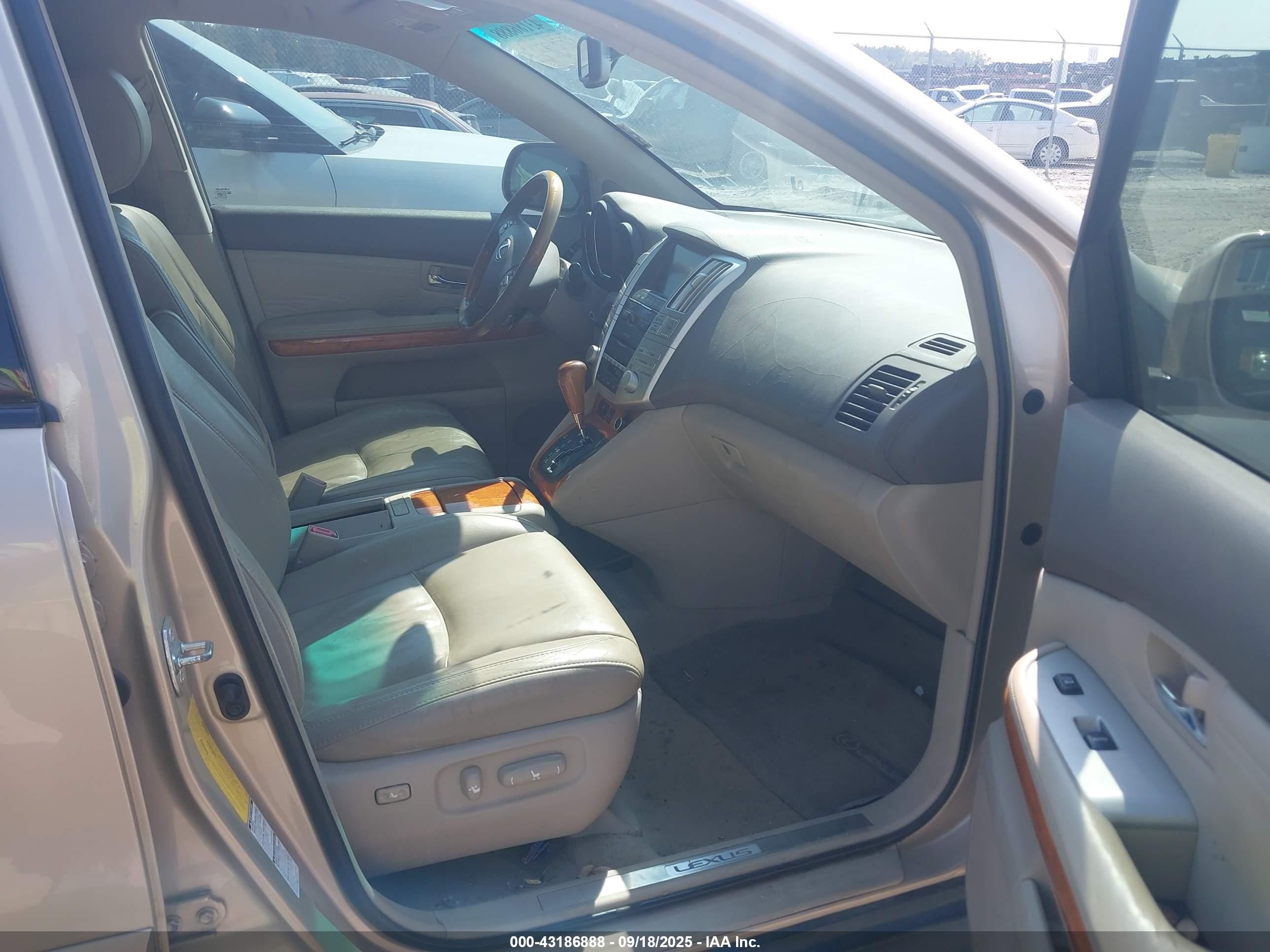 2009 Lexus Rx 350   Gold vin: 2T2HK31U39C124133