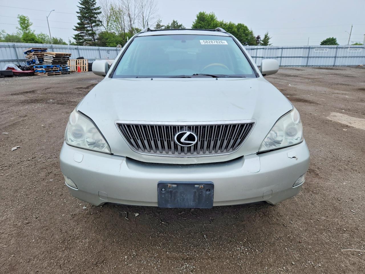 2007 Lexus Rx 350 Silver vin: 2T2HK31U47C002071