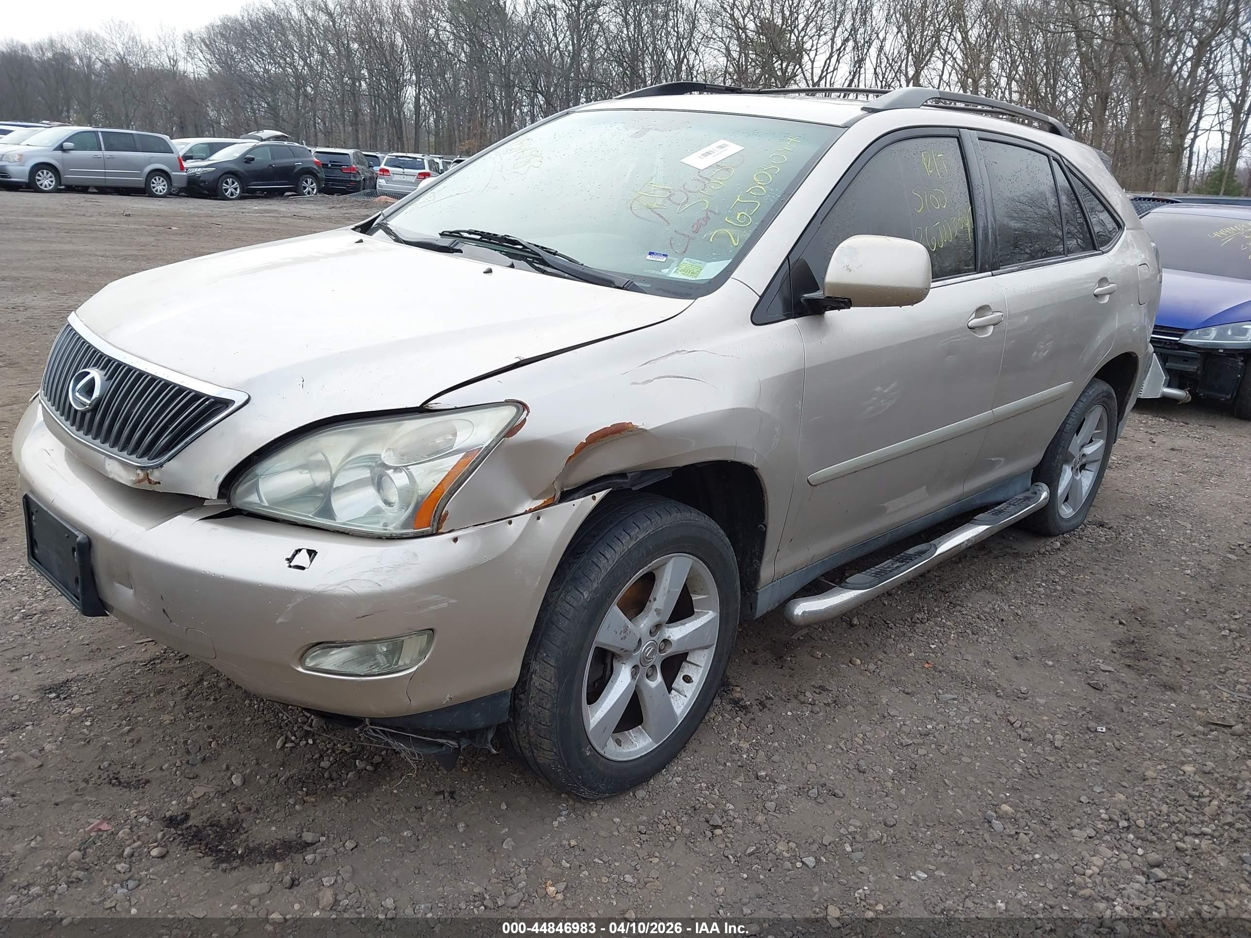 2007 Lexus Rx 350   Золотой vin: 2T2HK31U47C002653