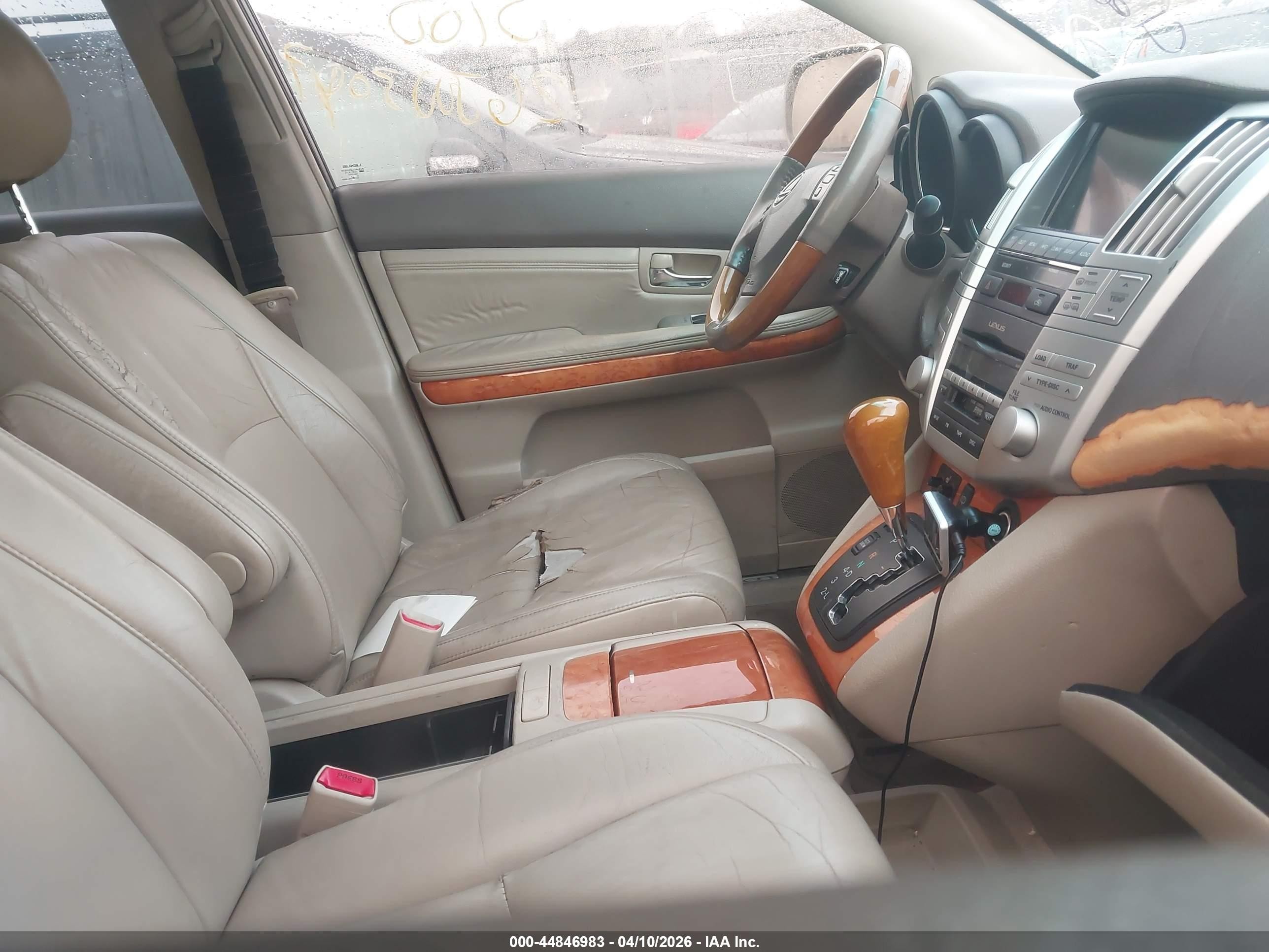 2007 Lexus Rx 350   Золотой vin: 2T2HK31U47C002653