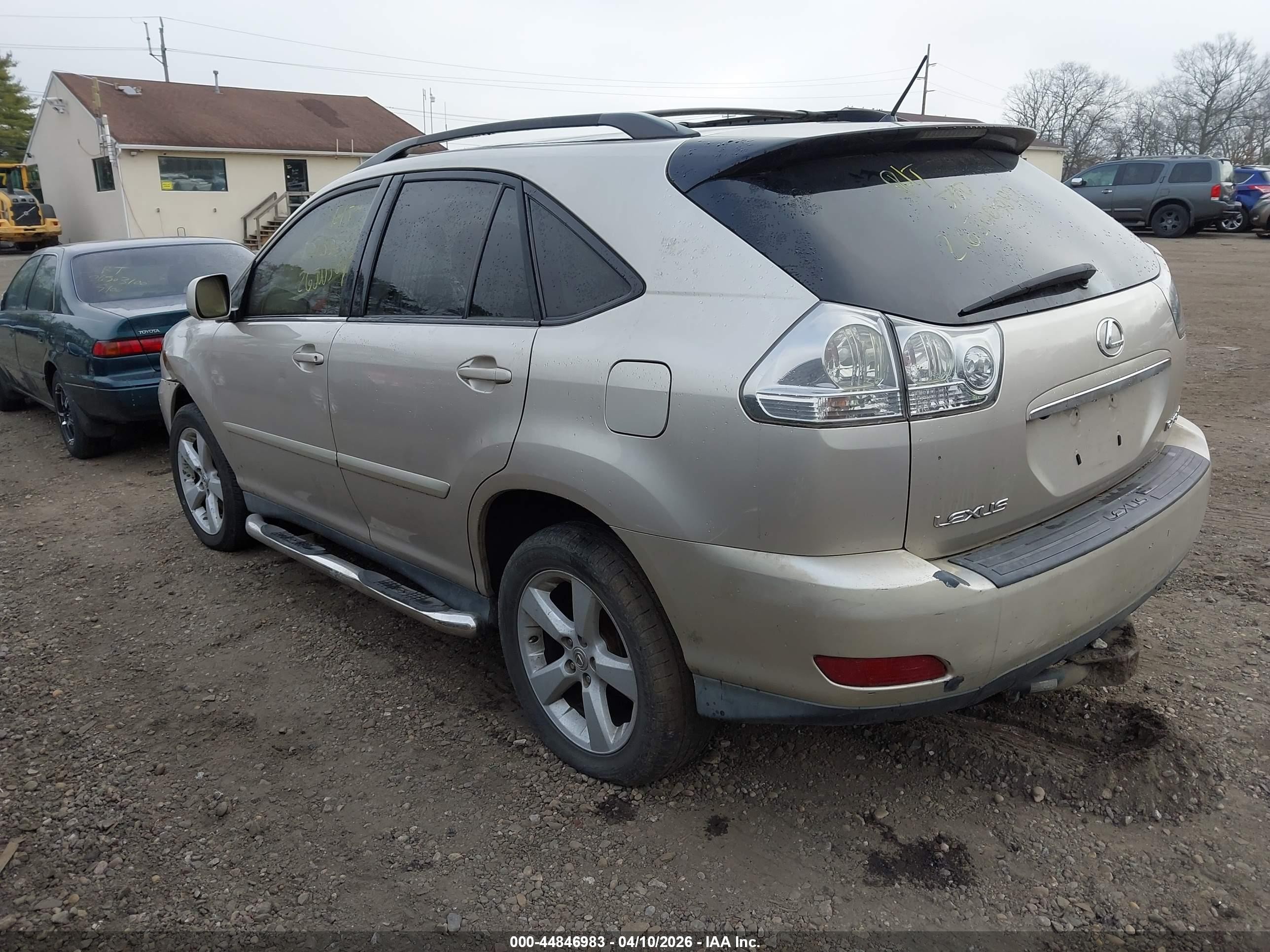 2007 Lexus Rx 350   Золотой vin: 2T2HK31U47C002653