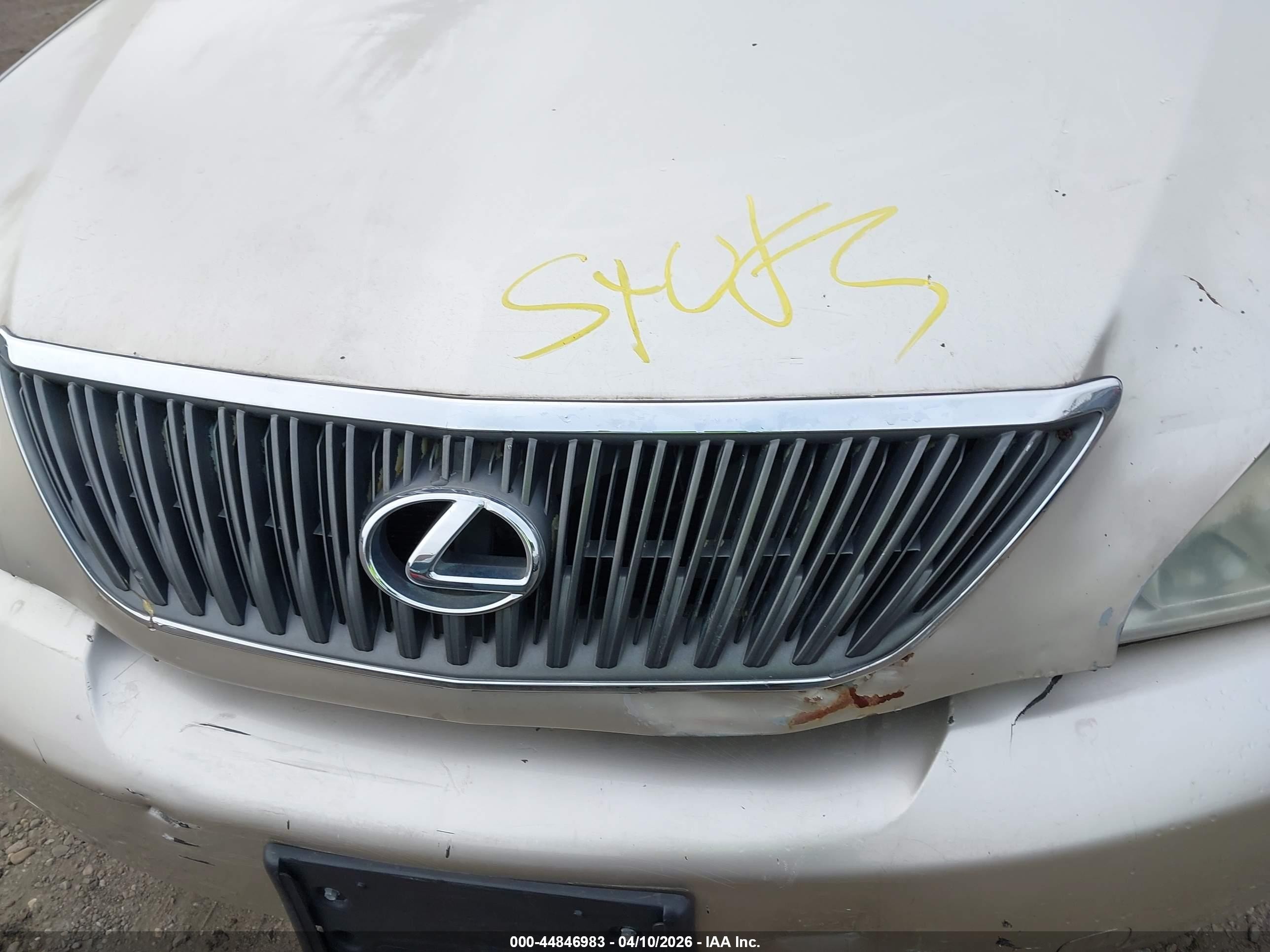 2007 Lexus Rx 350   Золотой vin: 2T2HK31U47C002653
