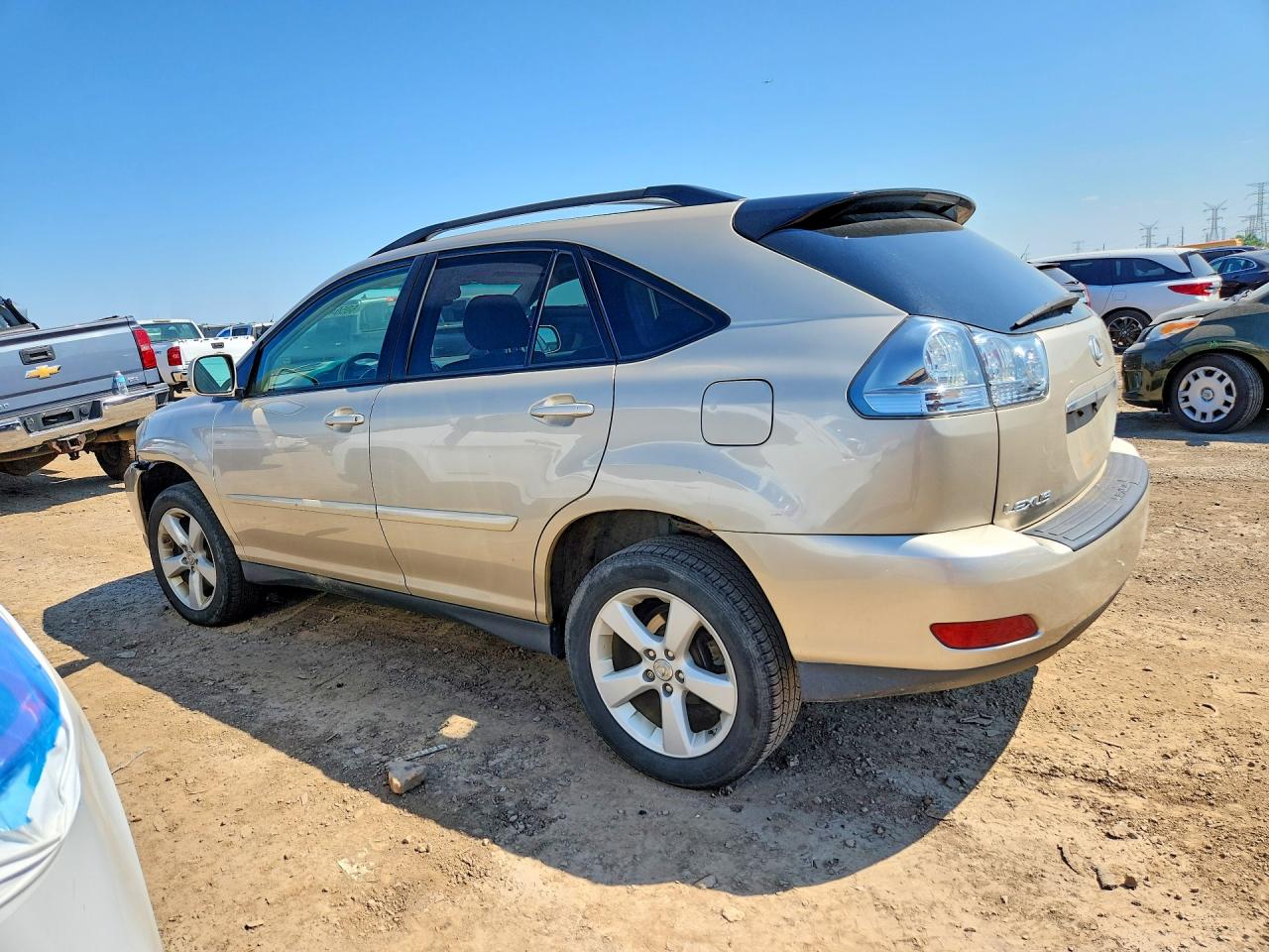 2007 Lexus Rx 350 Бежевый vin: 2T2HK31U47C008193