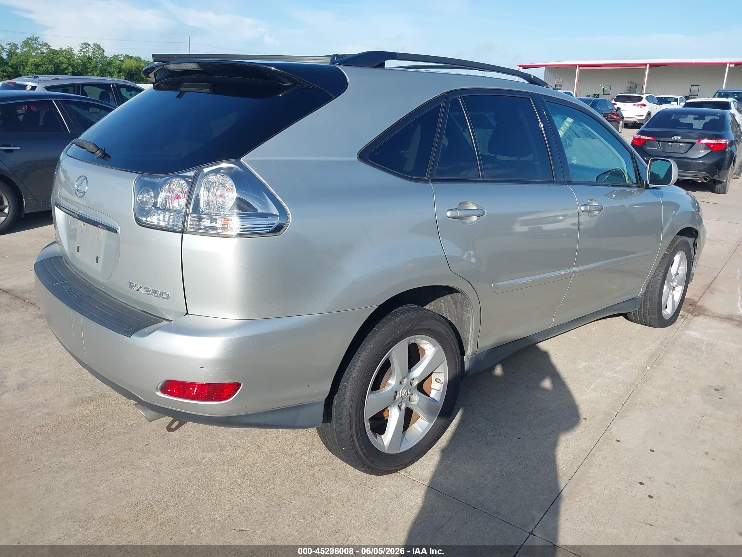 2007 Lexus Rx 350   Silver vin: 2T2HK31U47C017041