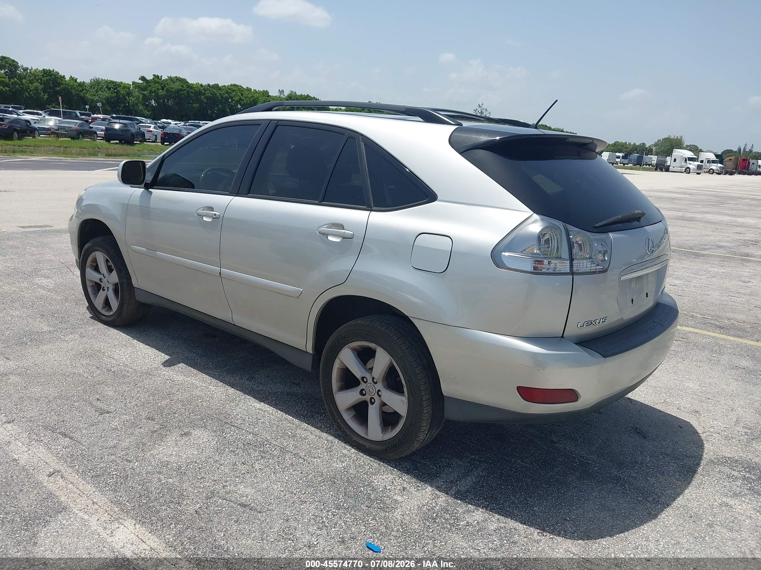 2007 Lexus Rx 350   Silver vin: 2T2HK31U47C027875