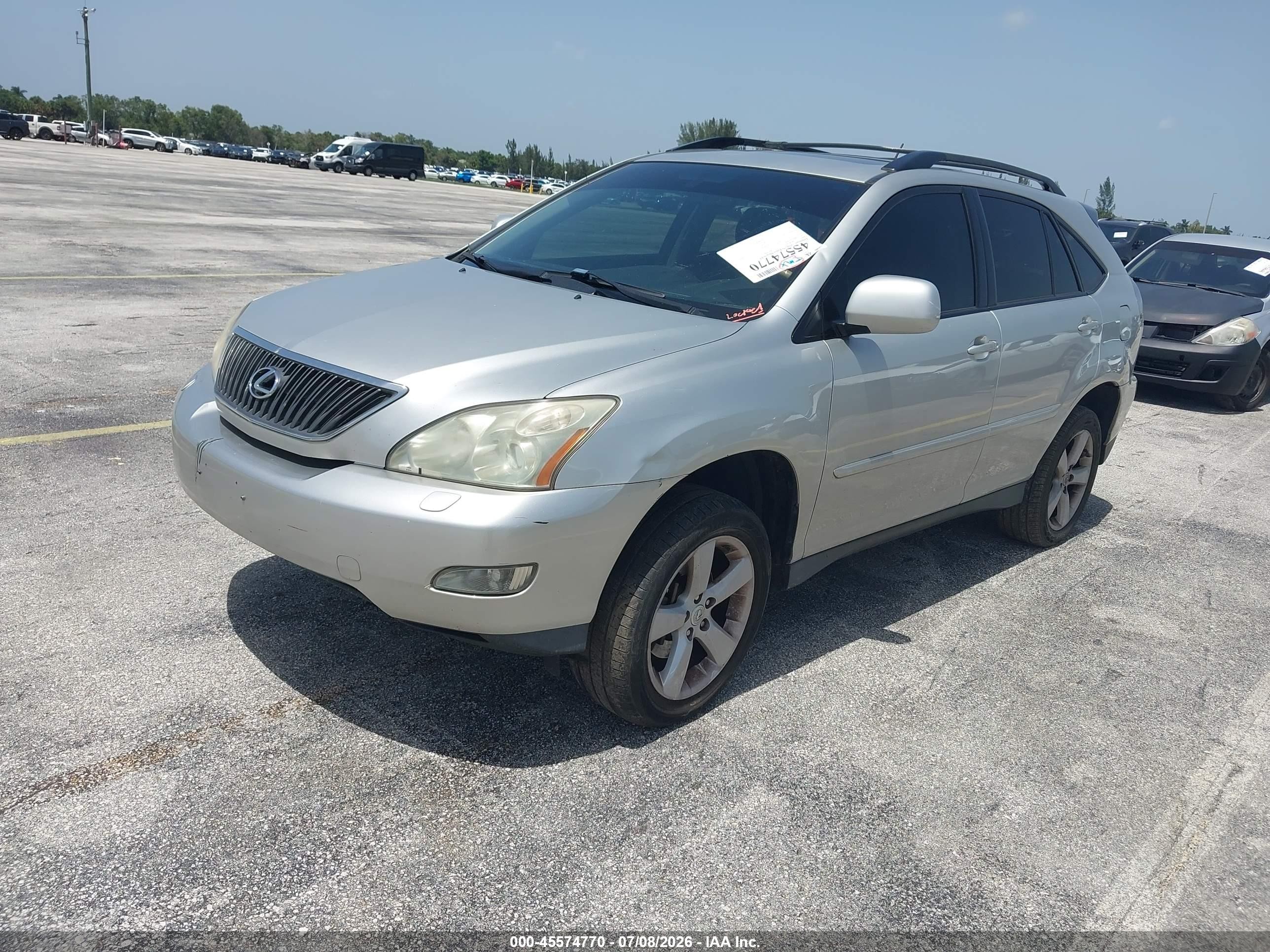 2007 Lexus Rx 350   Silver vin: 2T2HK31U47C027875