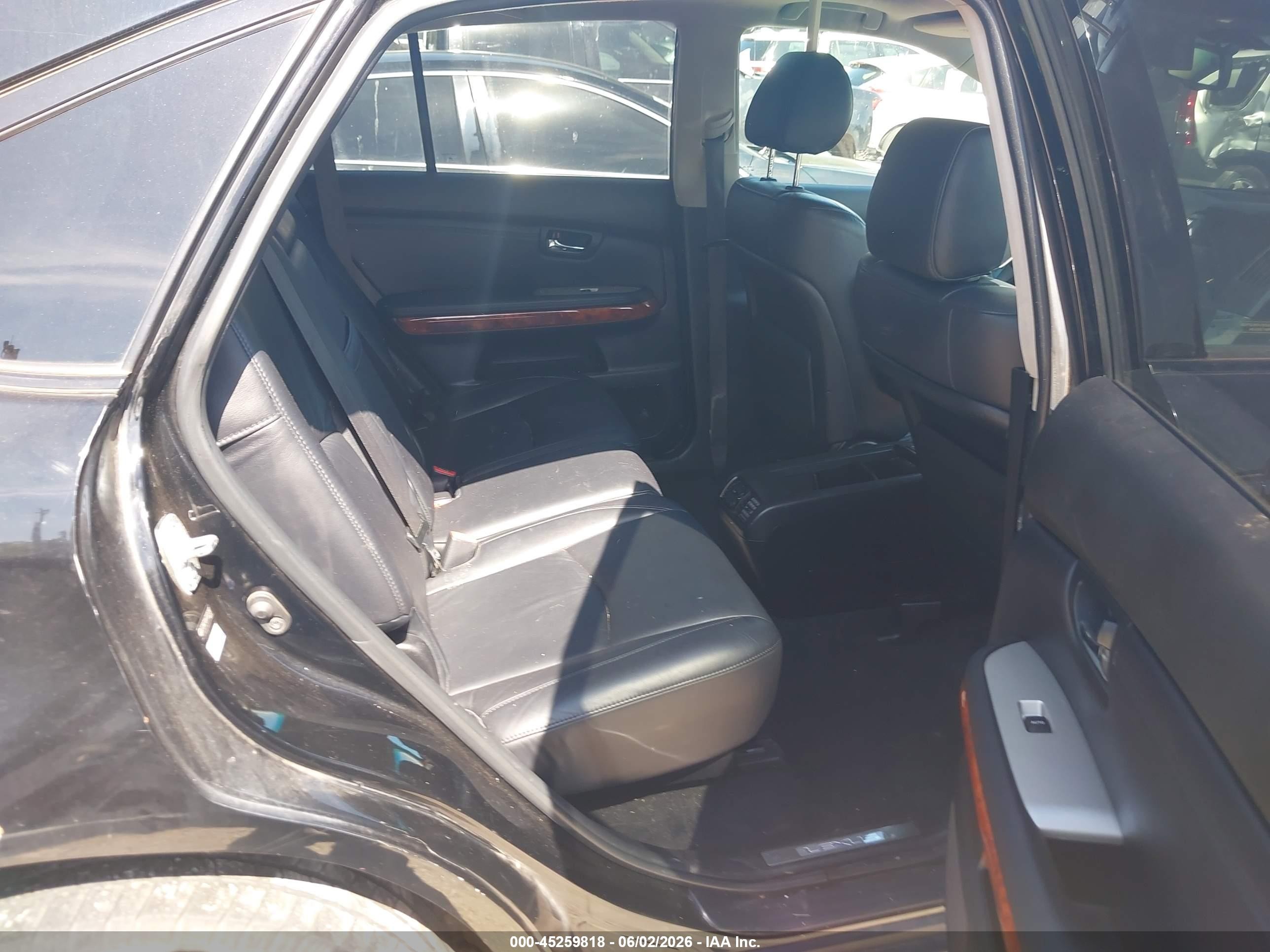 2007 Lexus Rx 350   Black vin: 2T2HK31U47C035197