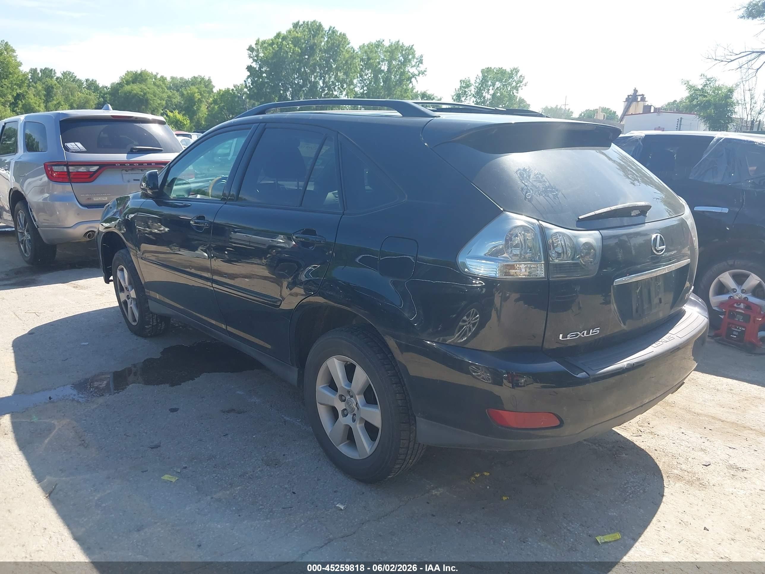 2007 Lexus Rx 350   Black vin: 2T2HK31U47C035197