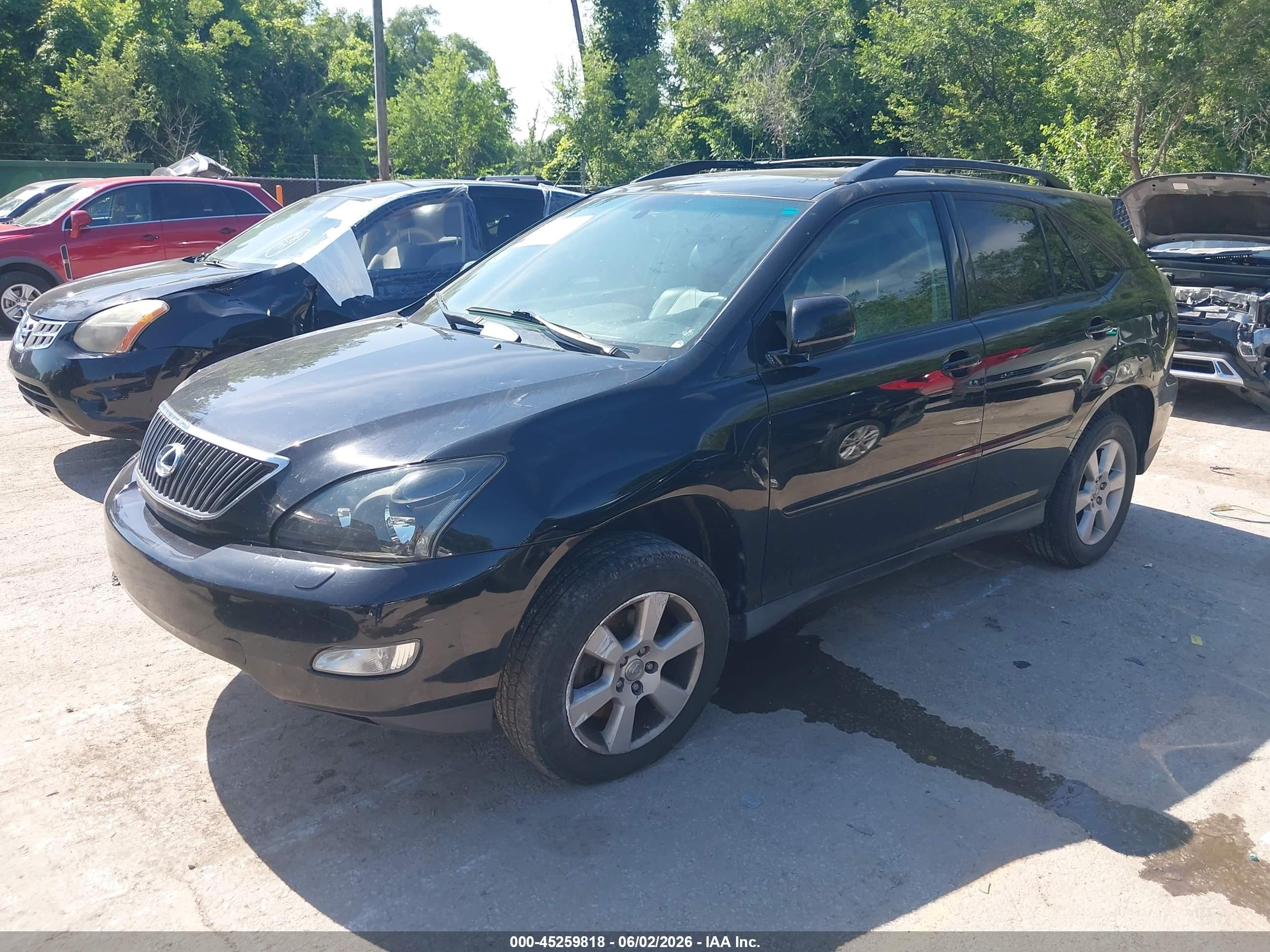 2007 Lexus Rx 350   Black vin: 2T2HK31U47C035197
