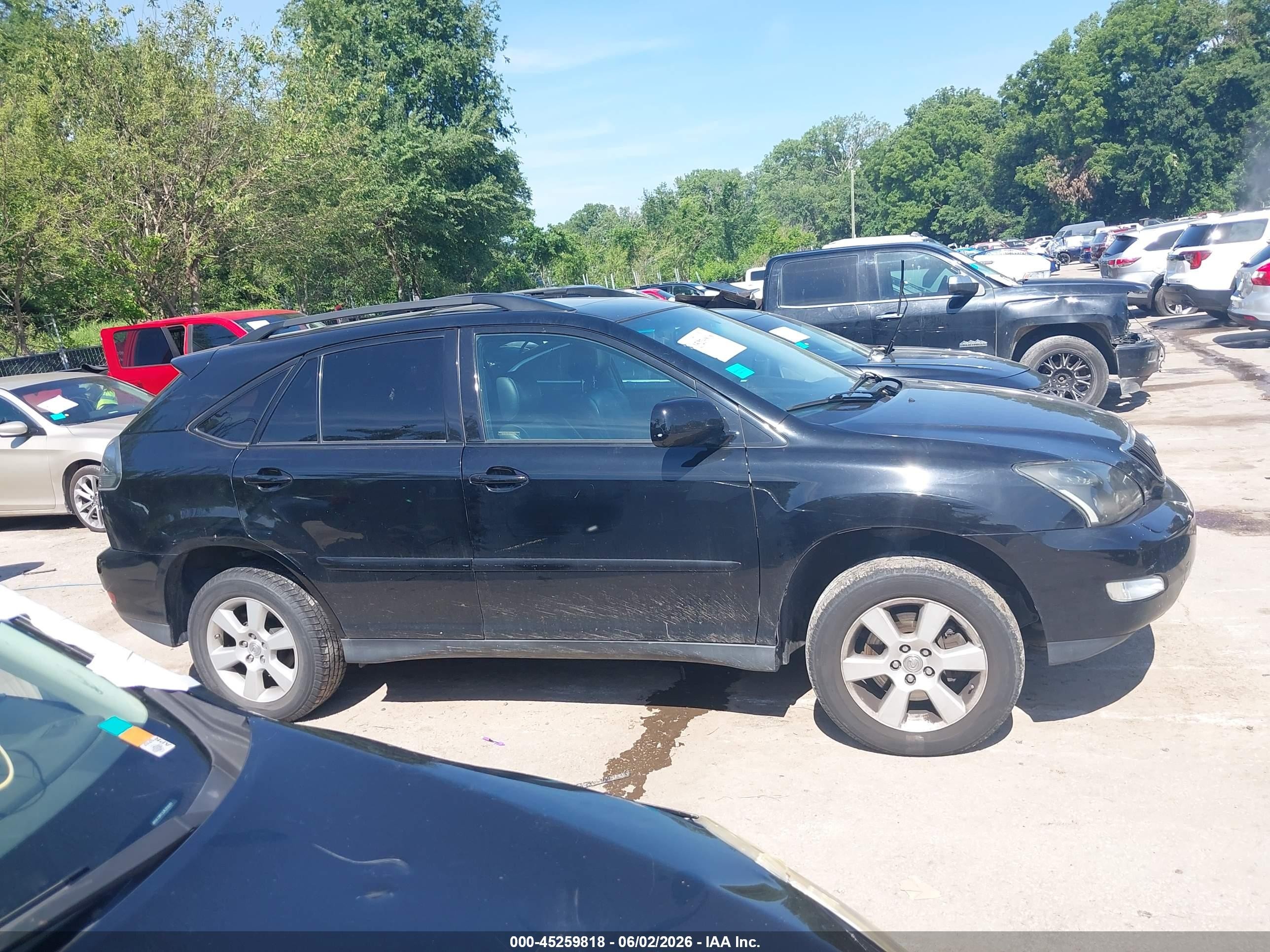 2007 Lexus Rx 350   Black vin: 2T2HK31U47C035197
