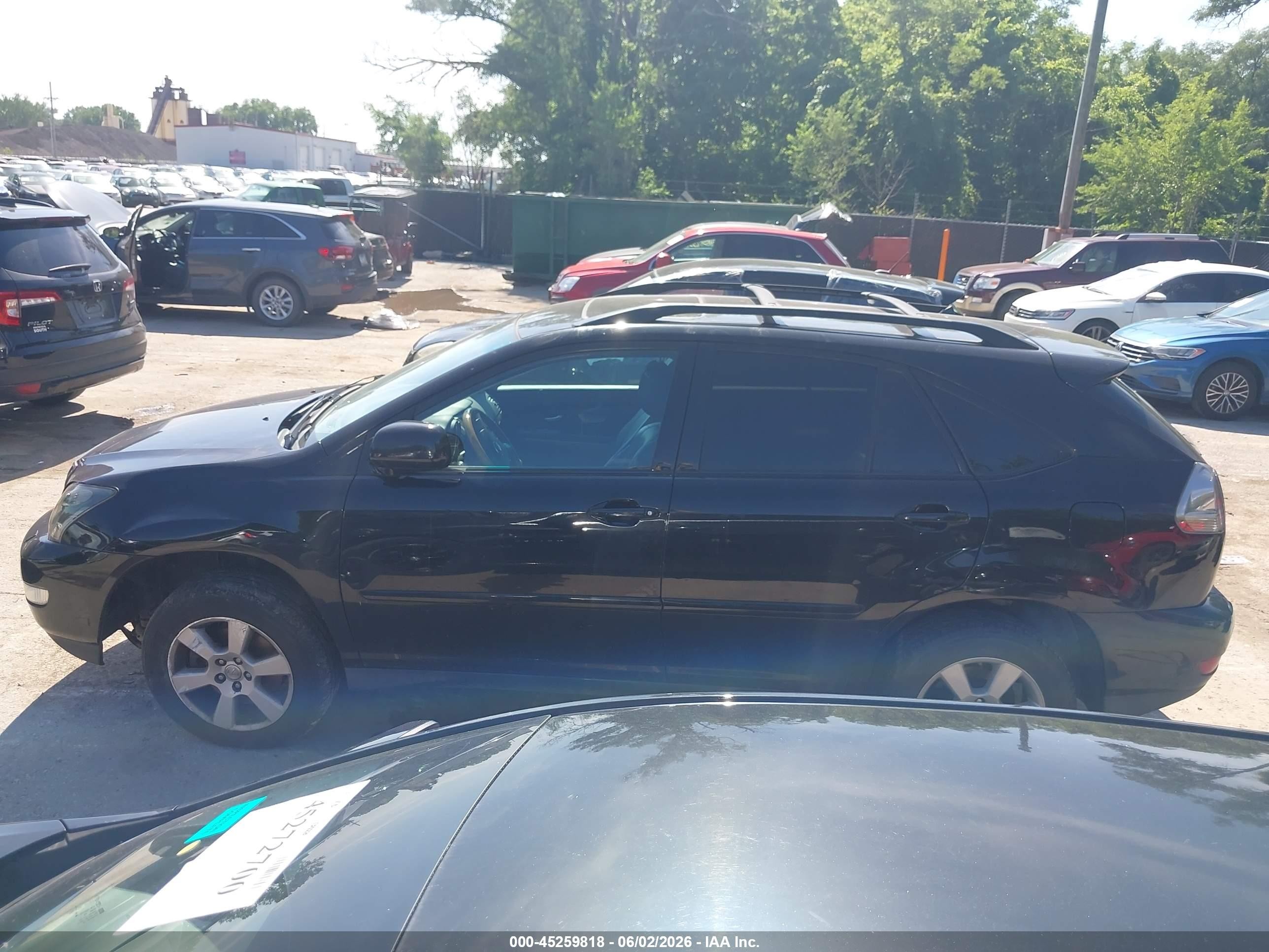 2007 Lexus Rx 350   Black vin: 2T2HK31U47C035197