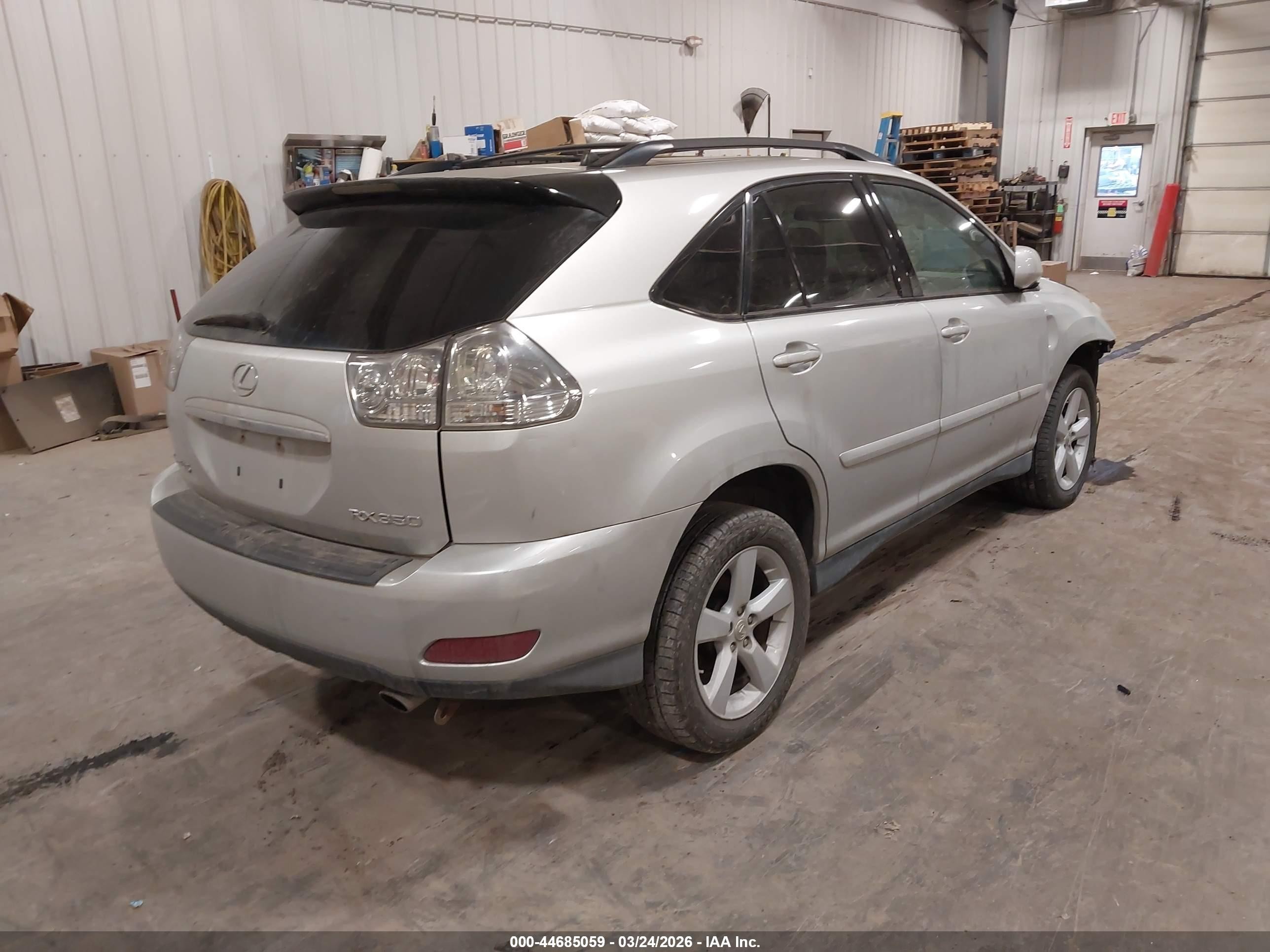 2007 Lexus Rx 350 Серебряный vin: 2T2HK31U47C042862