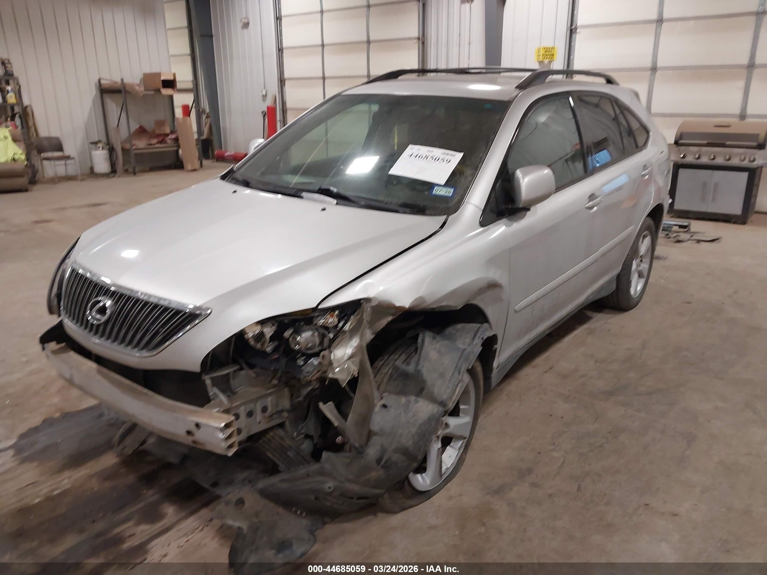 2007 Lexus Rx 350 Серебряный vin: 2T2HK31U47C042862