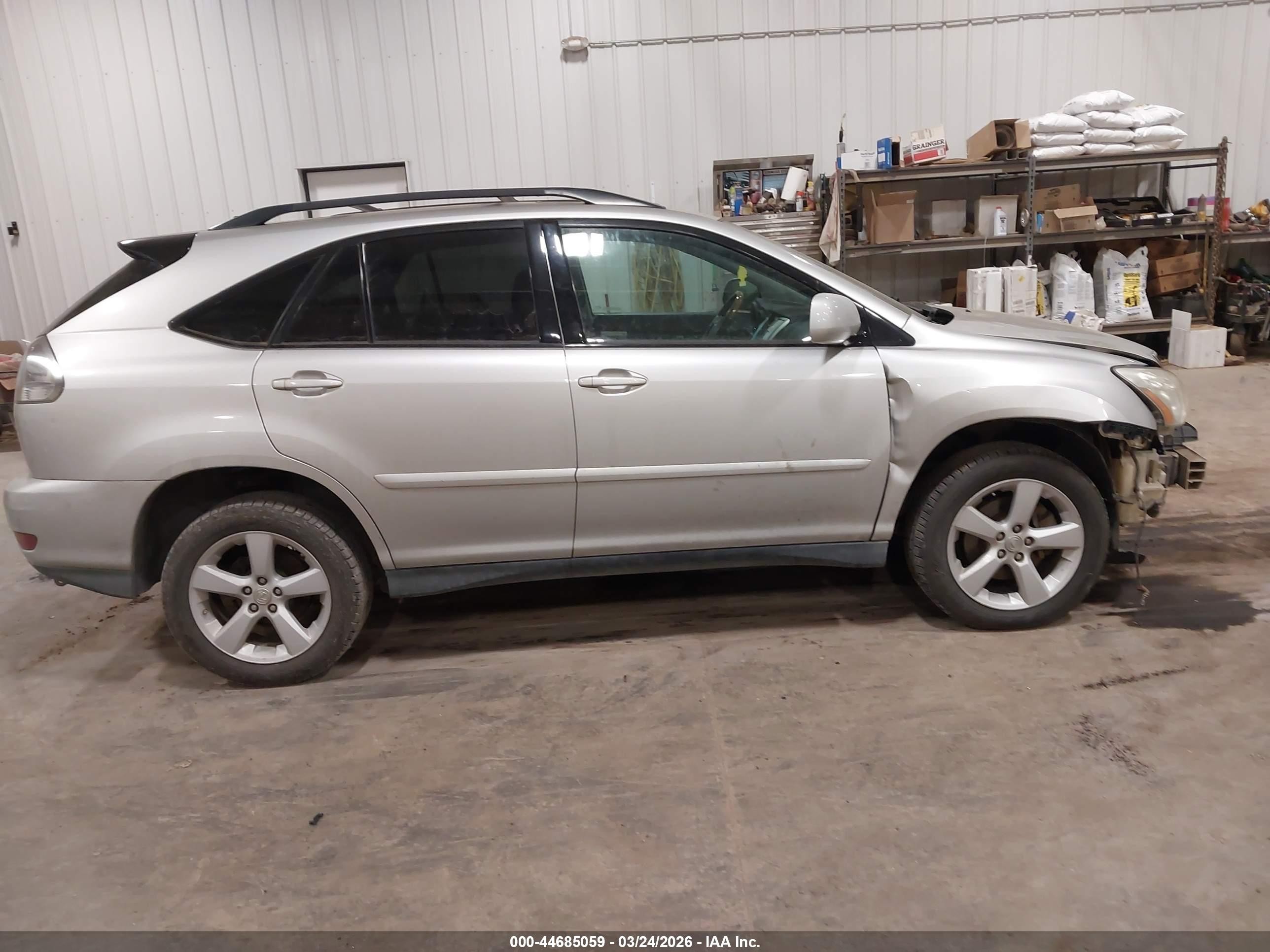 2007 Lexus Rx 350 Серебряный vin: 2T2HK31U47C042862