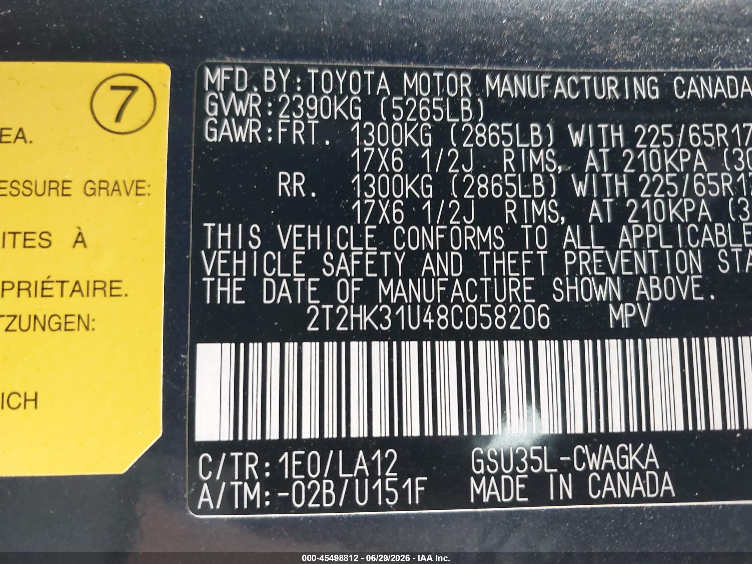 2008 Lexus Rx 350   Gray vin: 2T2HK31U48C058206