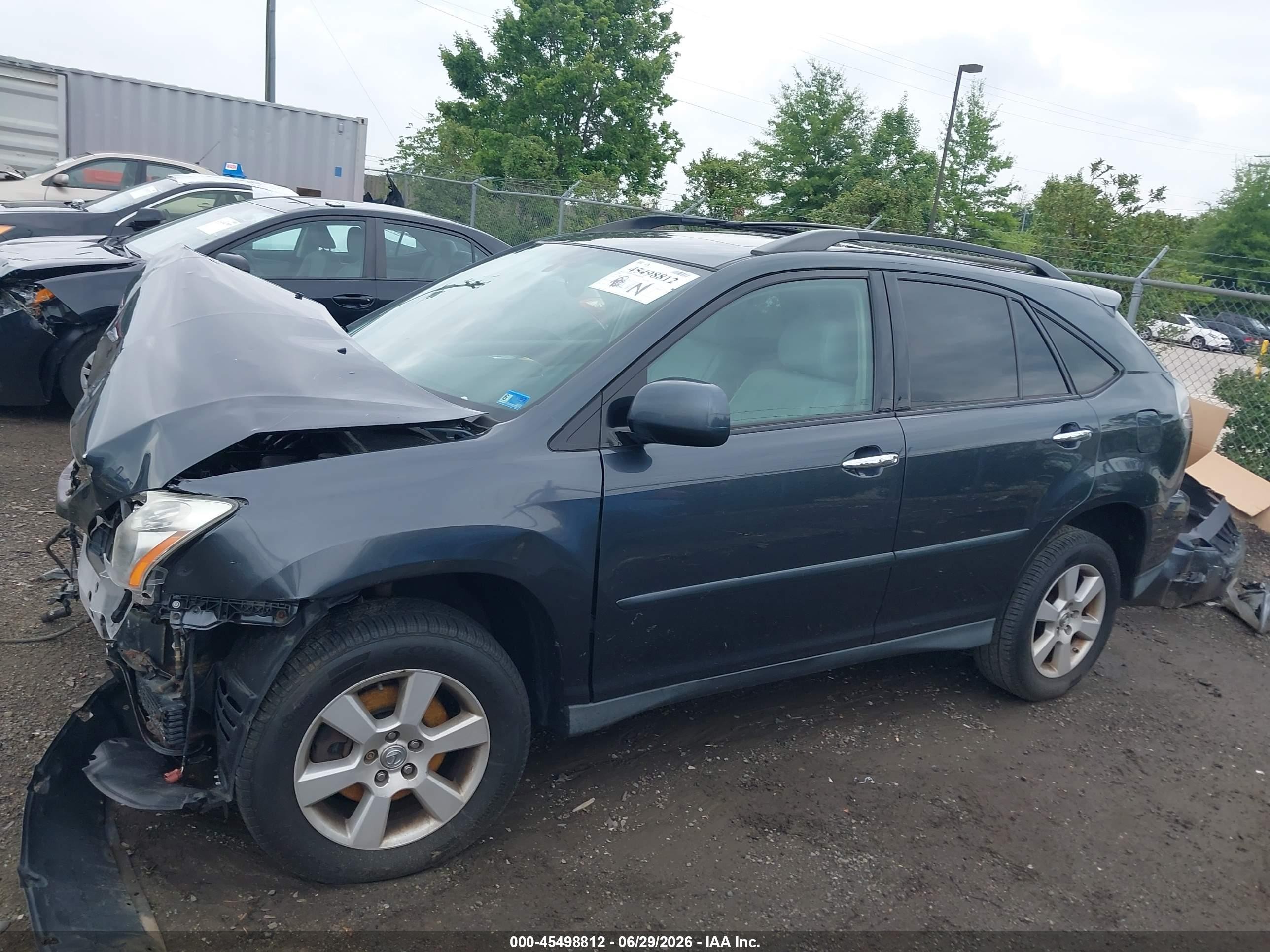 2008 Lexus Rx 350   Gray vin: 2T2HK31U48C058206