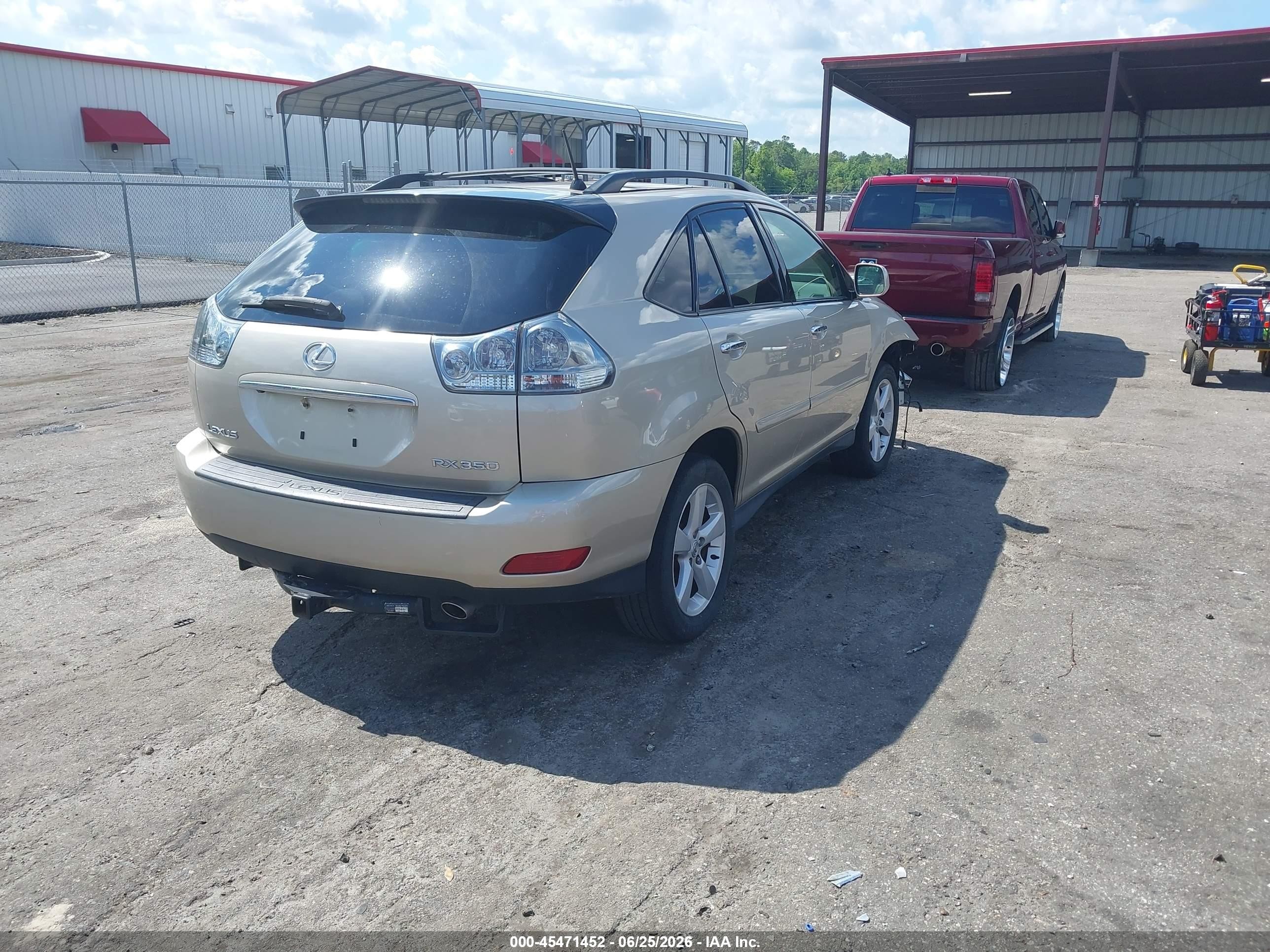2008 Lexus Rx 350   Tan vin: 2T2HK31U48C058853