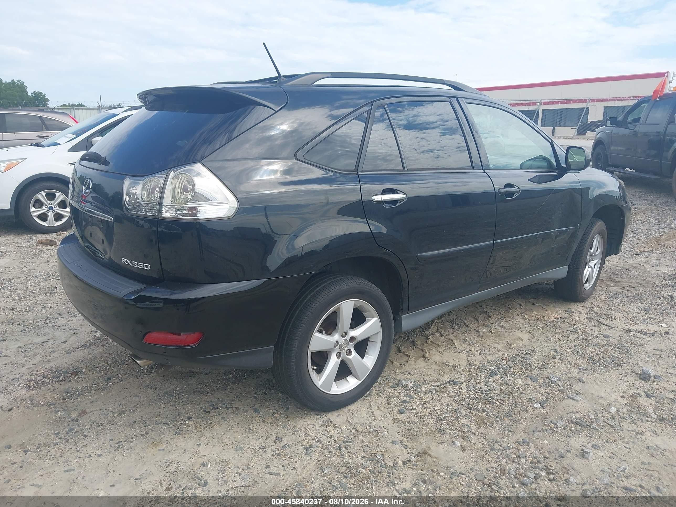 2008 Lexus Rx 350   Black vin: 2T2HK31U48C059145