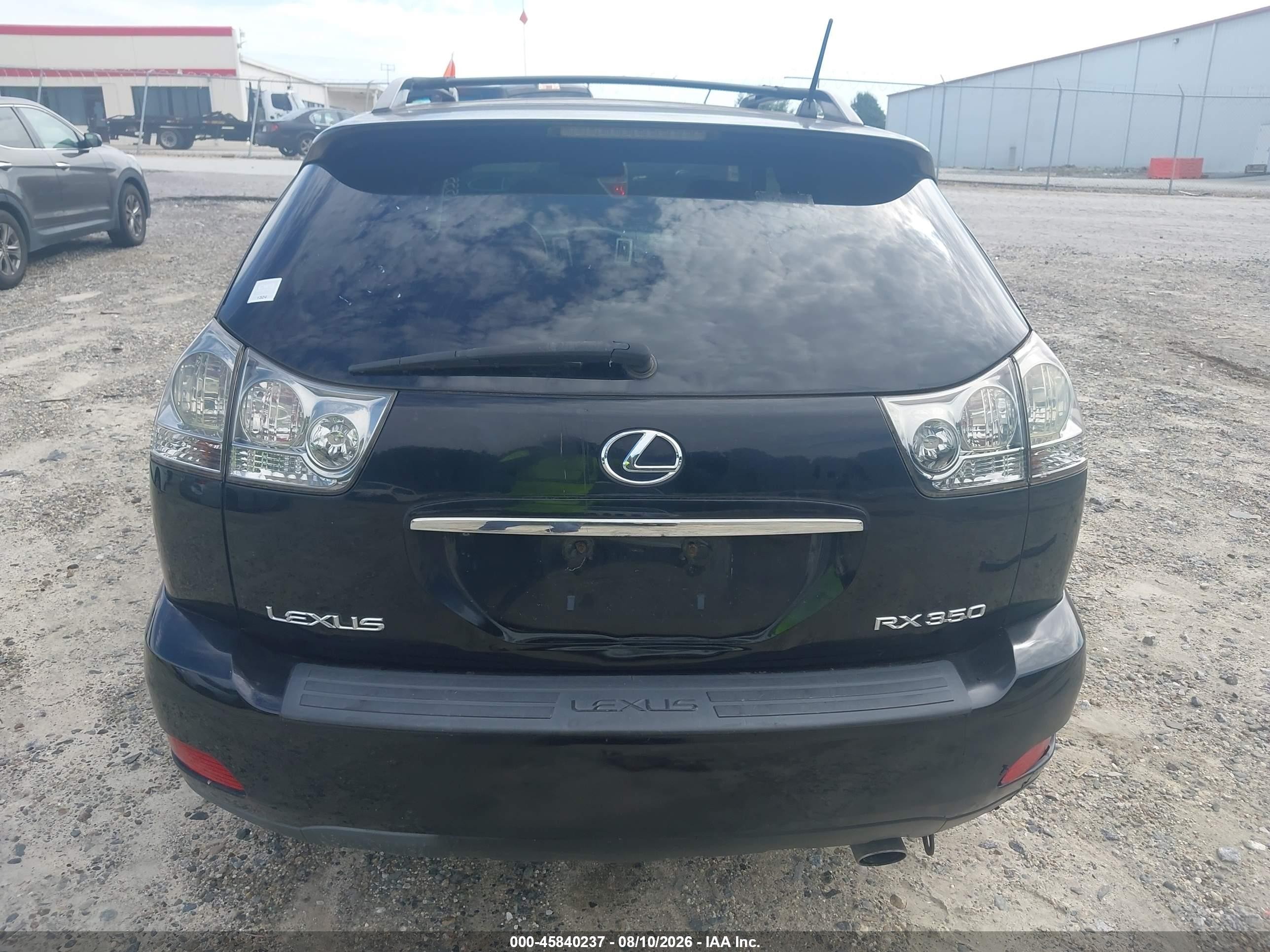2008 Lexus Rx 350   Black vin: 2T2HK31U48C059145