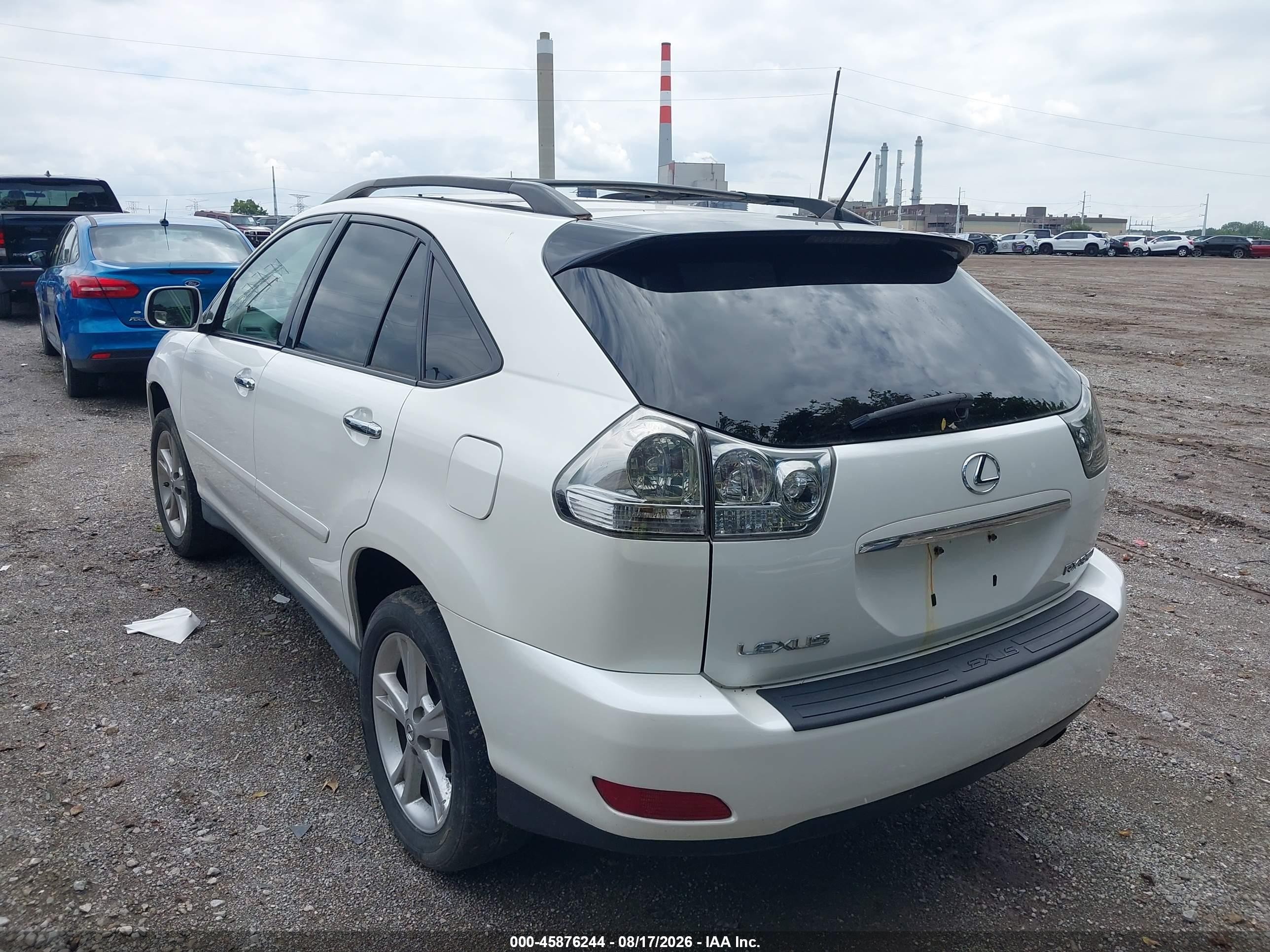 2008 Lexus Rx 350   White vin: 2T2HK31U48C060165