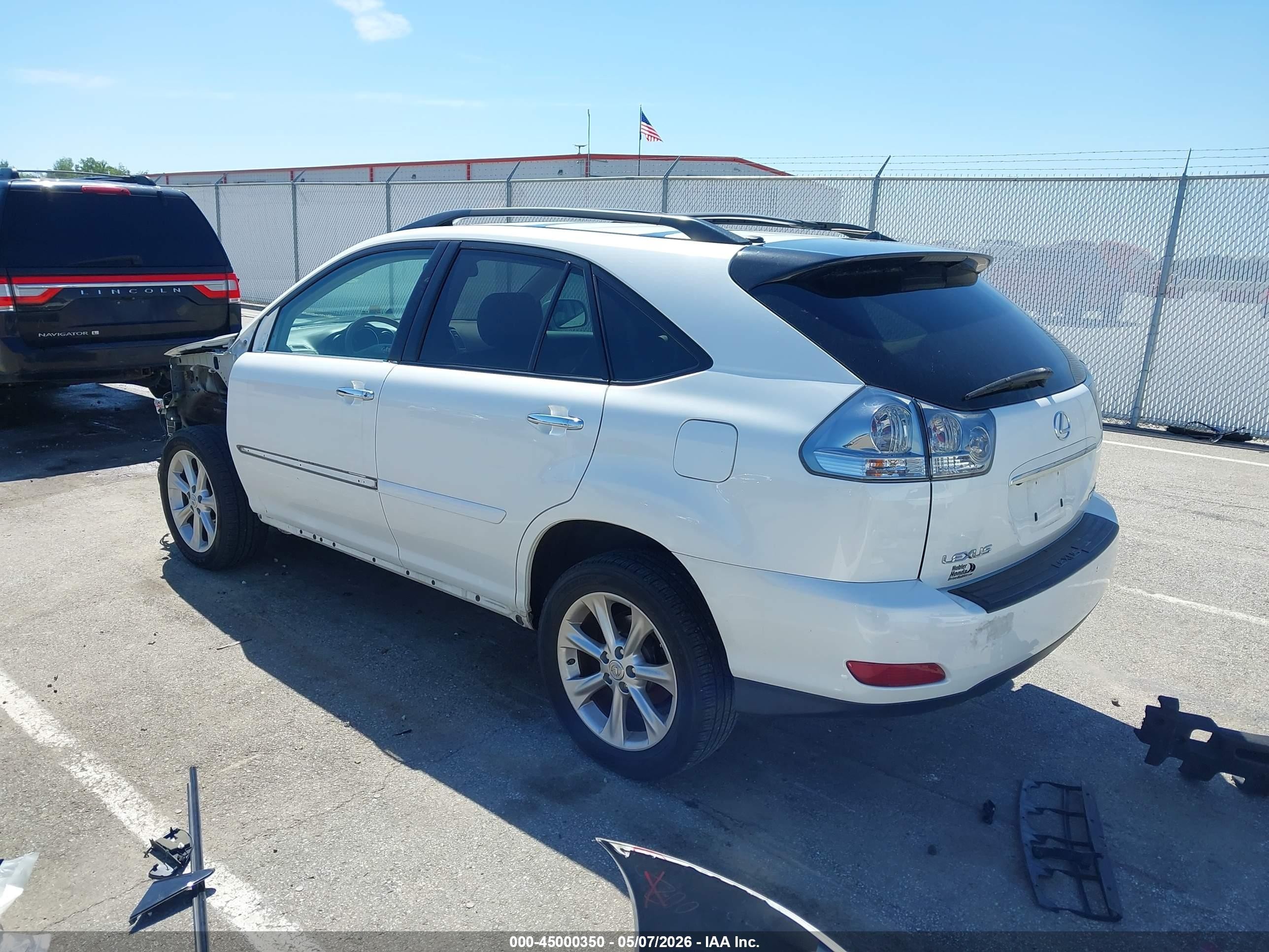2009 Lexus Rx 350 White vin: 2T2HK31U49C113948