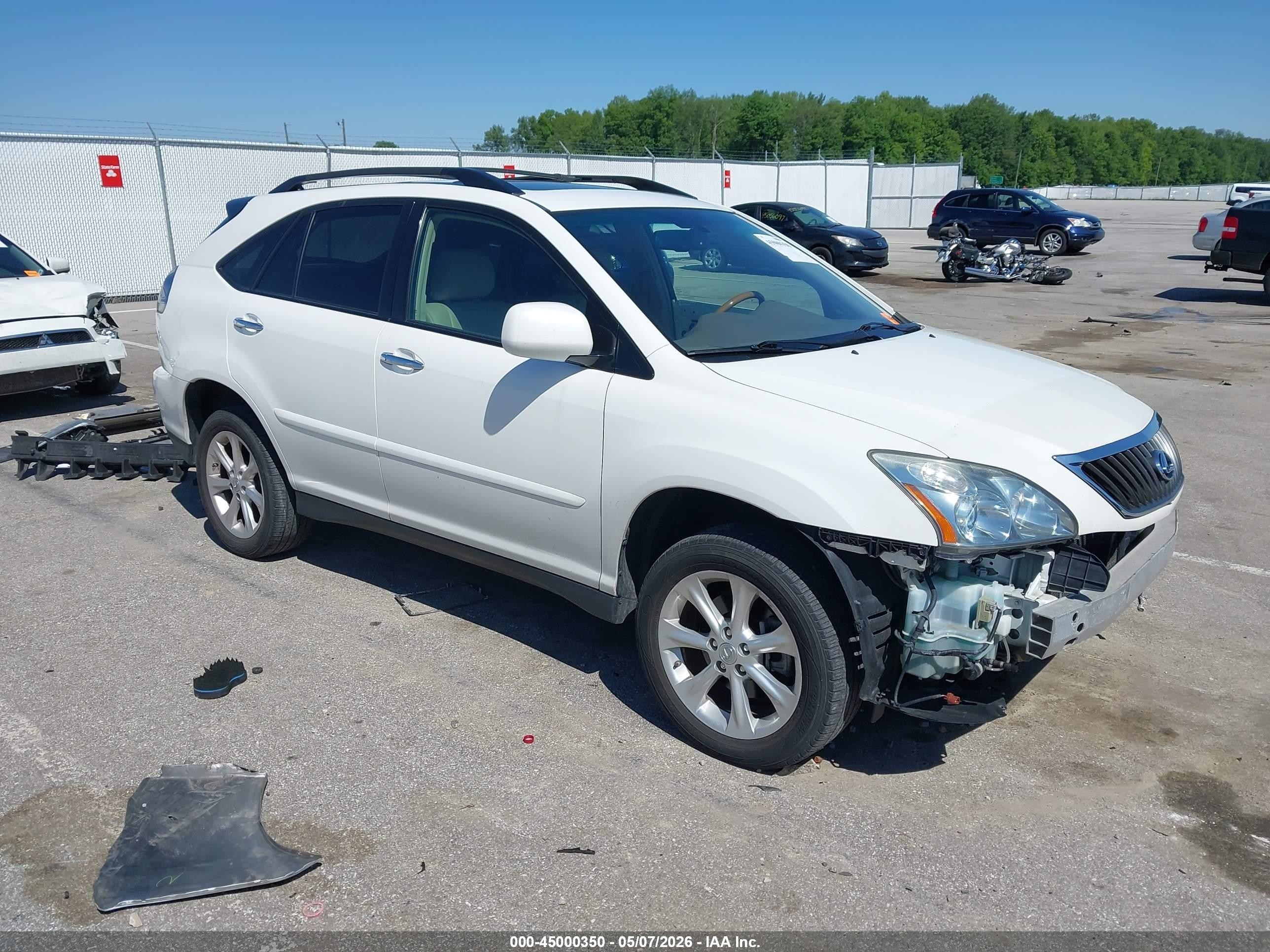 2009 Lexus Rx 350 White vin: 2T2HK31U49C113948