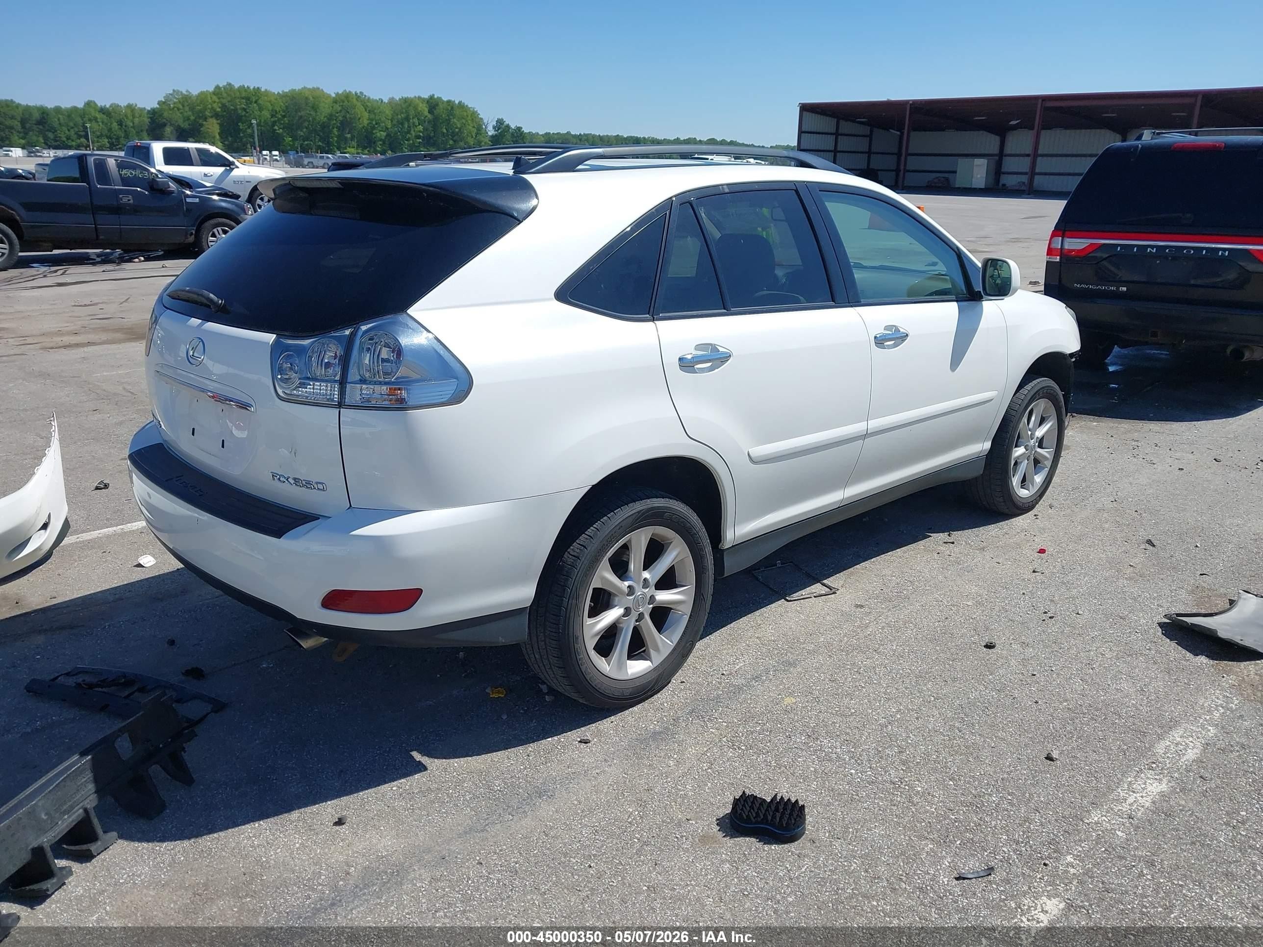 2009 Lexus Rx 350 White vin: 2T2HK31U49C113948