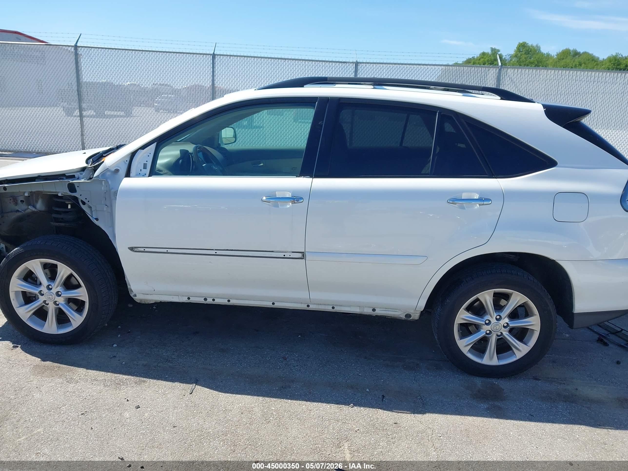 2009 Lexus Rx 350 White vin: 2T2HK31U49C113948
