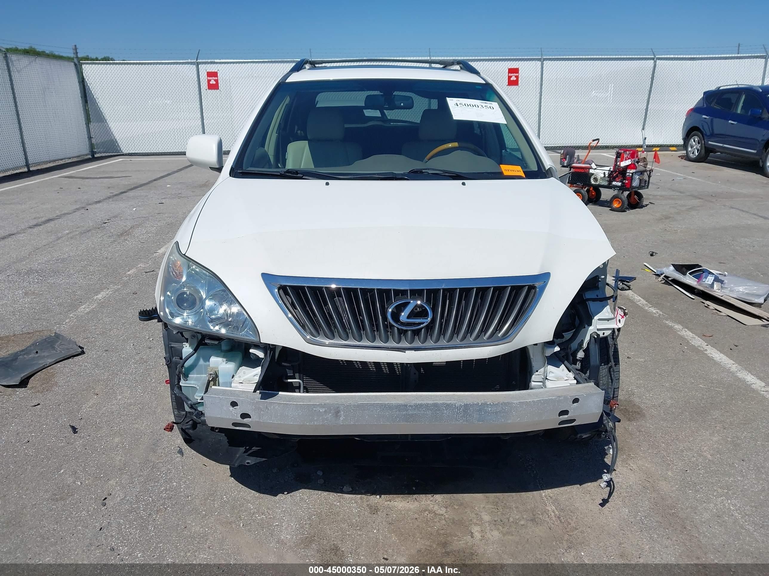 2009 Lexus Rx 350 White vin: 2T2HK31U49C113948